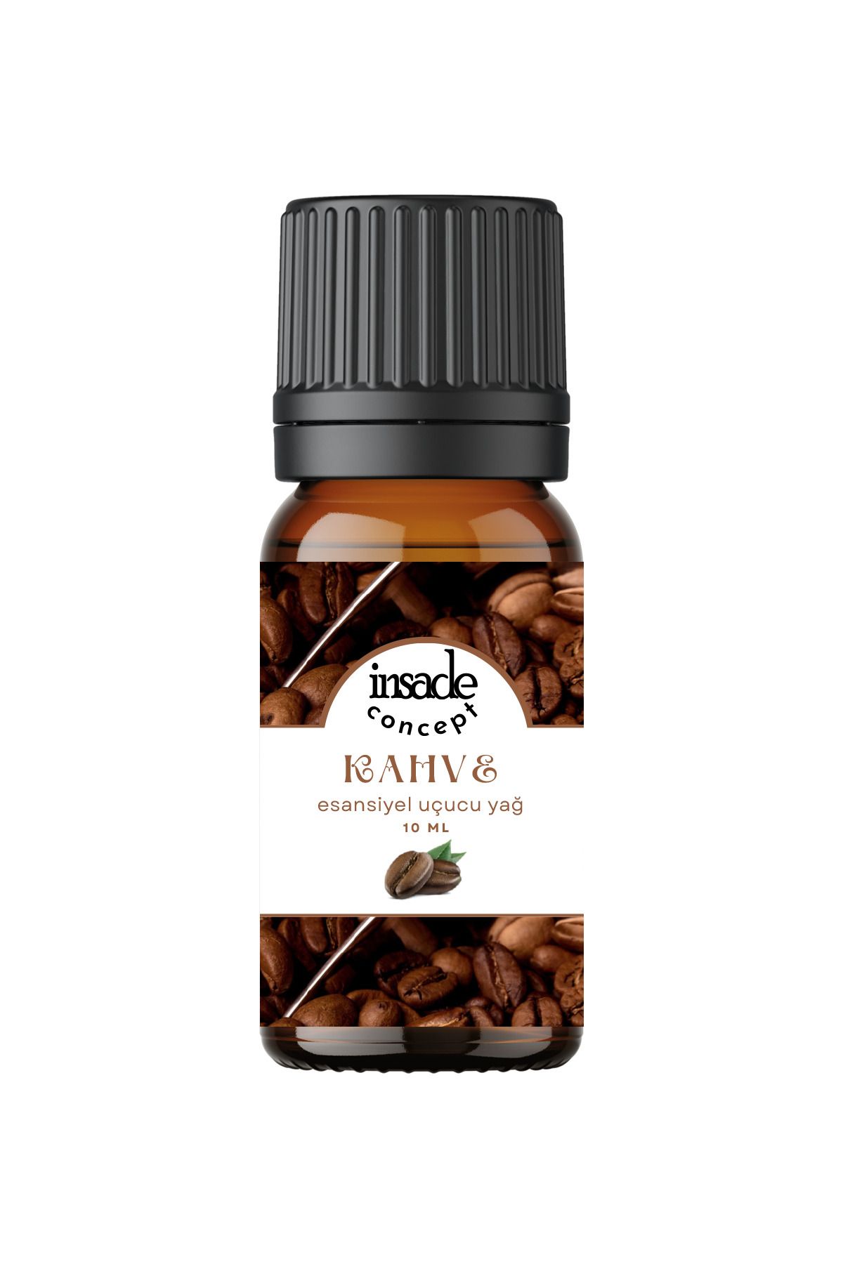 inSade Concept - Kahve - Esansiyel Uçucu Yağ - Oda Kokusu - Çamaşır Yün Kurutma Topu Kokusu - 10 ml - 1 Adet