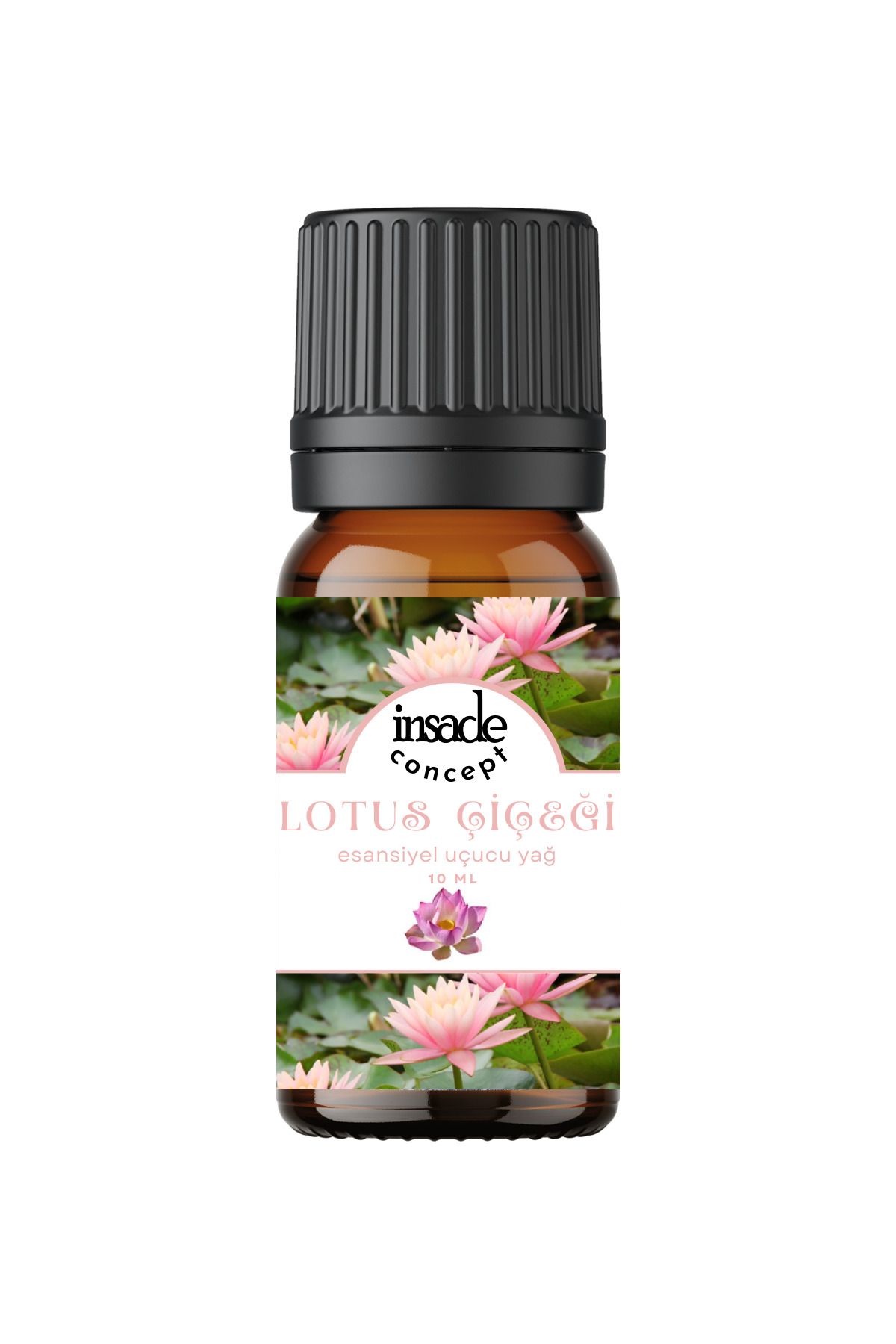 inSade Concept - Lotus Çiçeği - Esansiyel Uçucu Yağ - Oda Kokusu - Çamaşır Yün Kurutma Topu Kokusu - 10 ml - 1 Adet