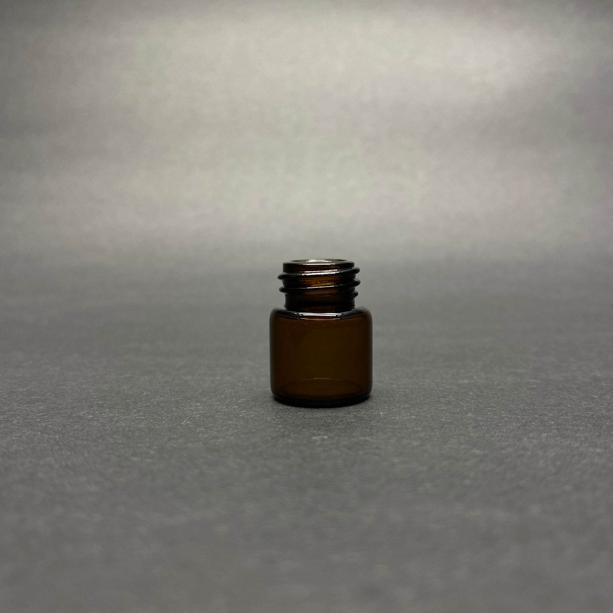 1 Cc Amber Cam Şişe - 14 Mm Vidalı Ağız - Kapaksız 1 Ml Cam Şişe