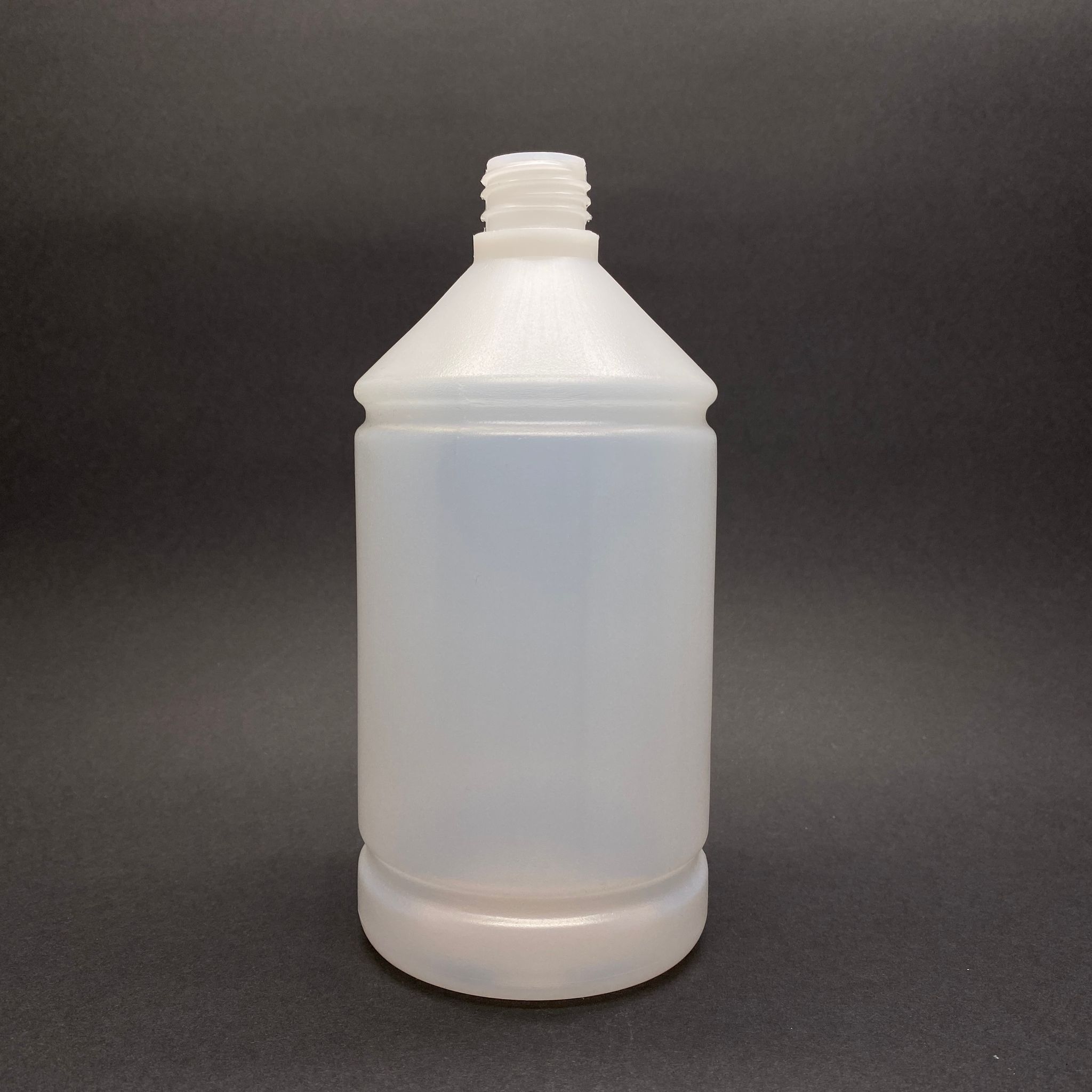 1 Litre Tiner Şişesi - 28 Ağız Kapaksız - 1000 Ml Kimyasala Dayanıklı Plastik Şişe - 1 Lt Polietilen Şişe Tombul