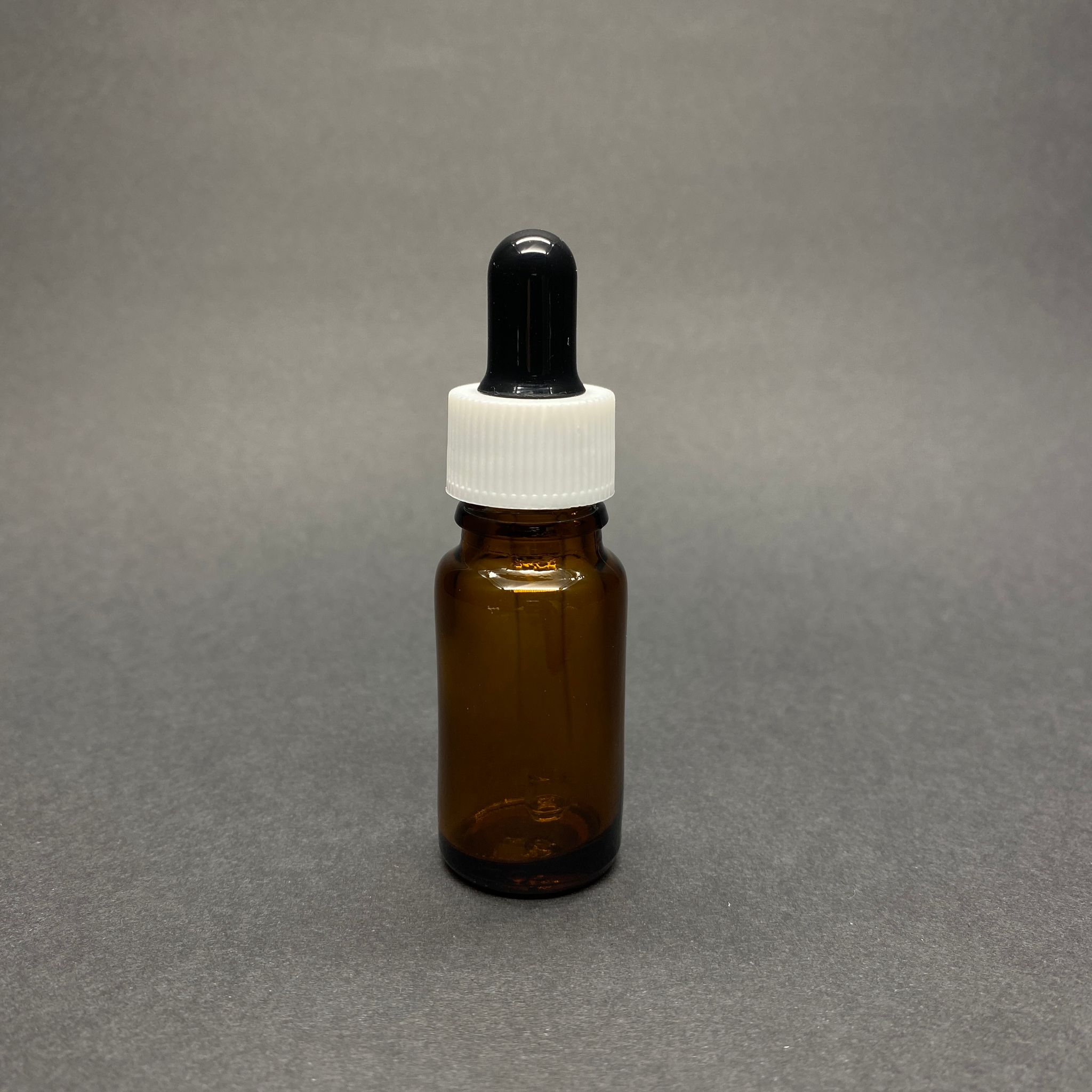 10 Cc Amber Cam Damlalıklı Şişe - Siyah Emzik - Beyaz Plastik Kapak - 10 Ml Kahverengi Cam Damlalıklı Şişe