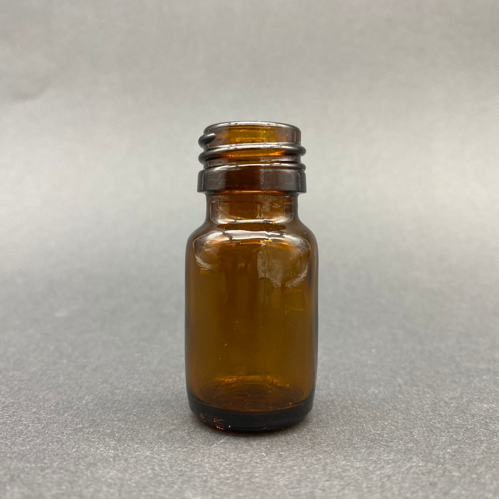 10 Cc Amber Cam Şişe Kapaksız  (22 Ağız) - 10 Ml Amber Cam Şişe