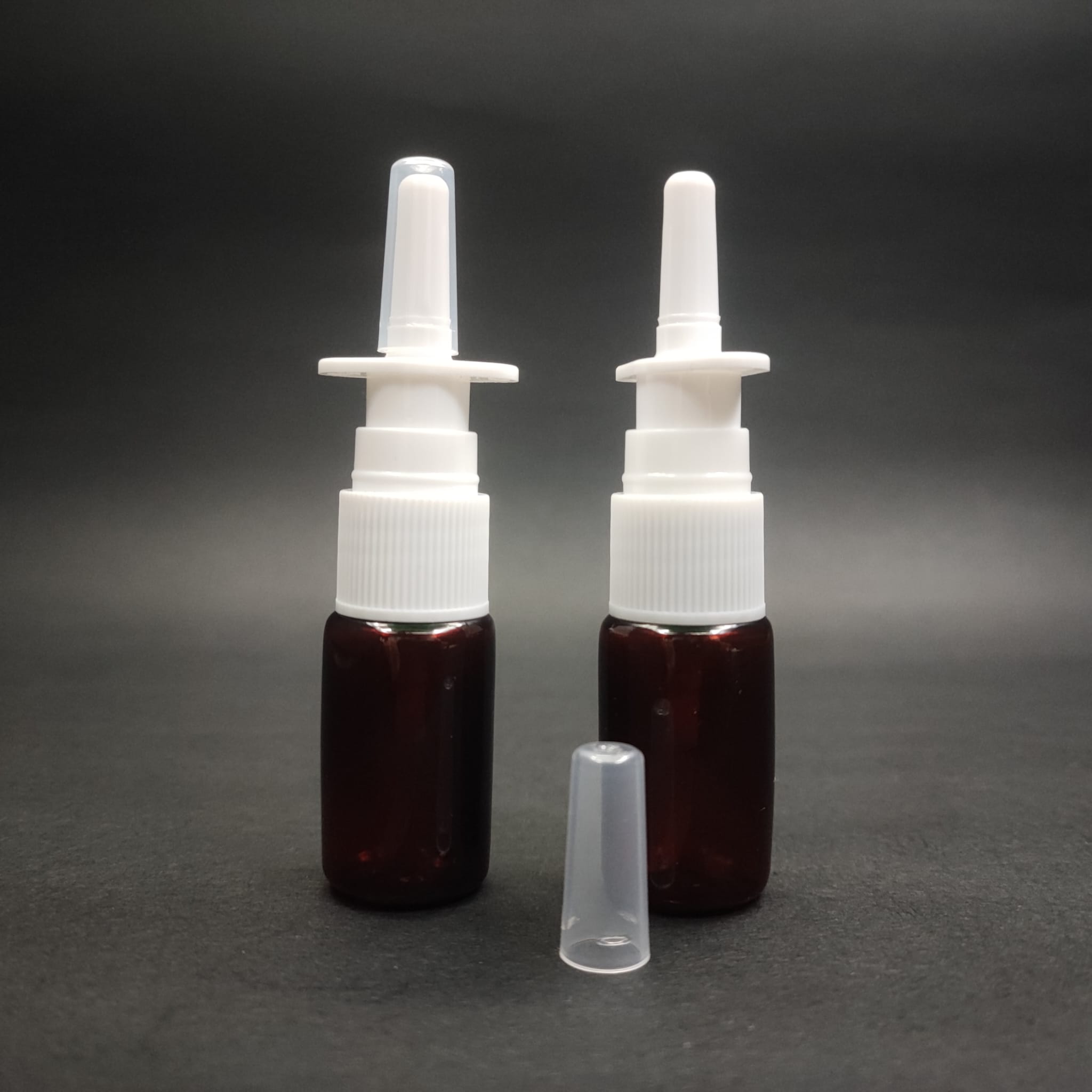 10 Cc Amber Pet Şişe- Nazal Burun Spreyli 10 Ml Plastik Şişe