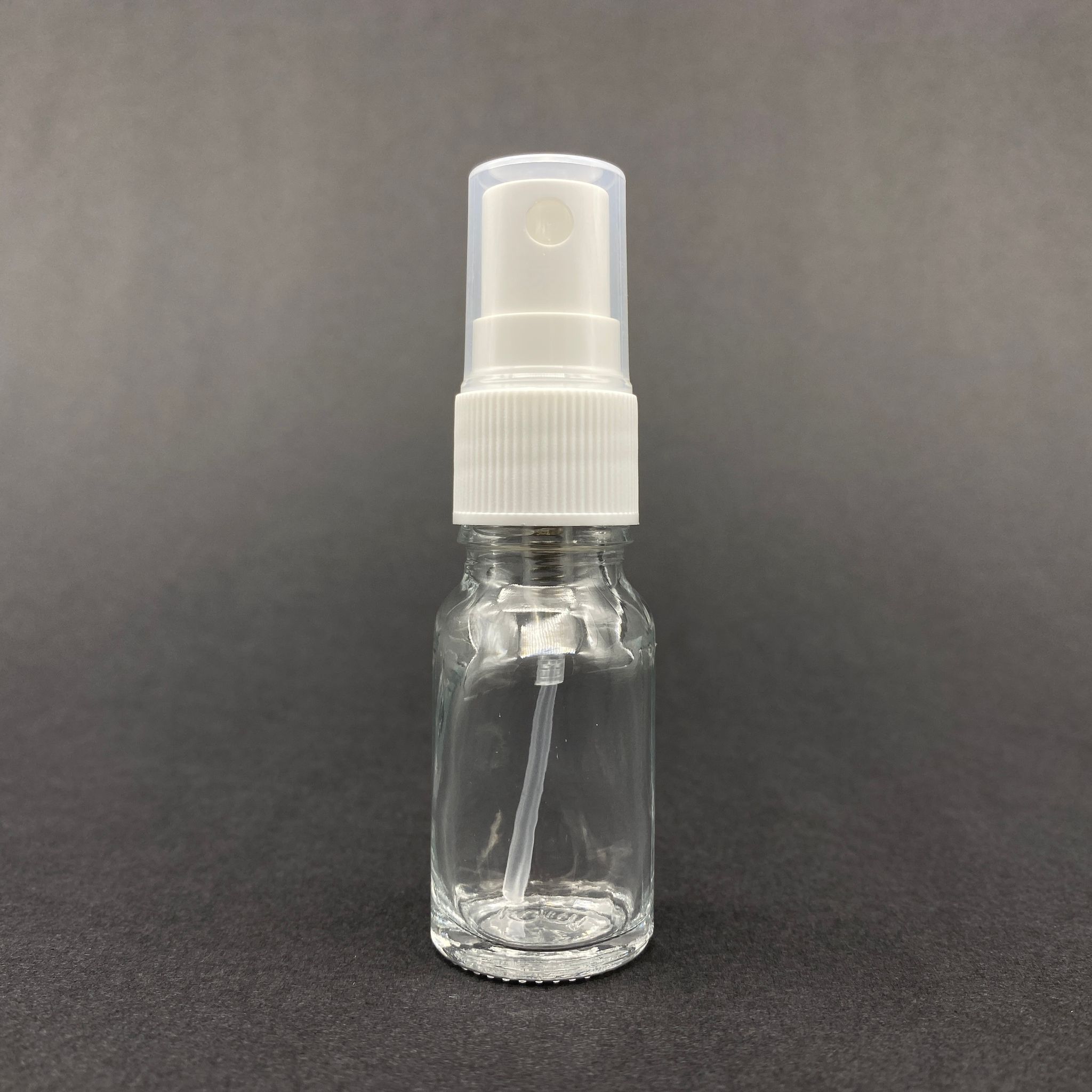 10 Cc Cam Şişe Beyaz Spreyli Takım - 10 Ml Spreyli Cam Şişe