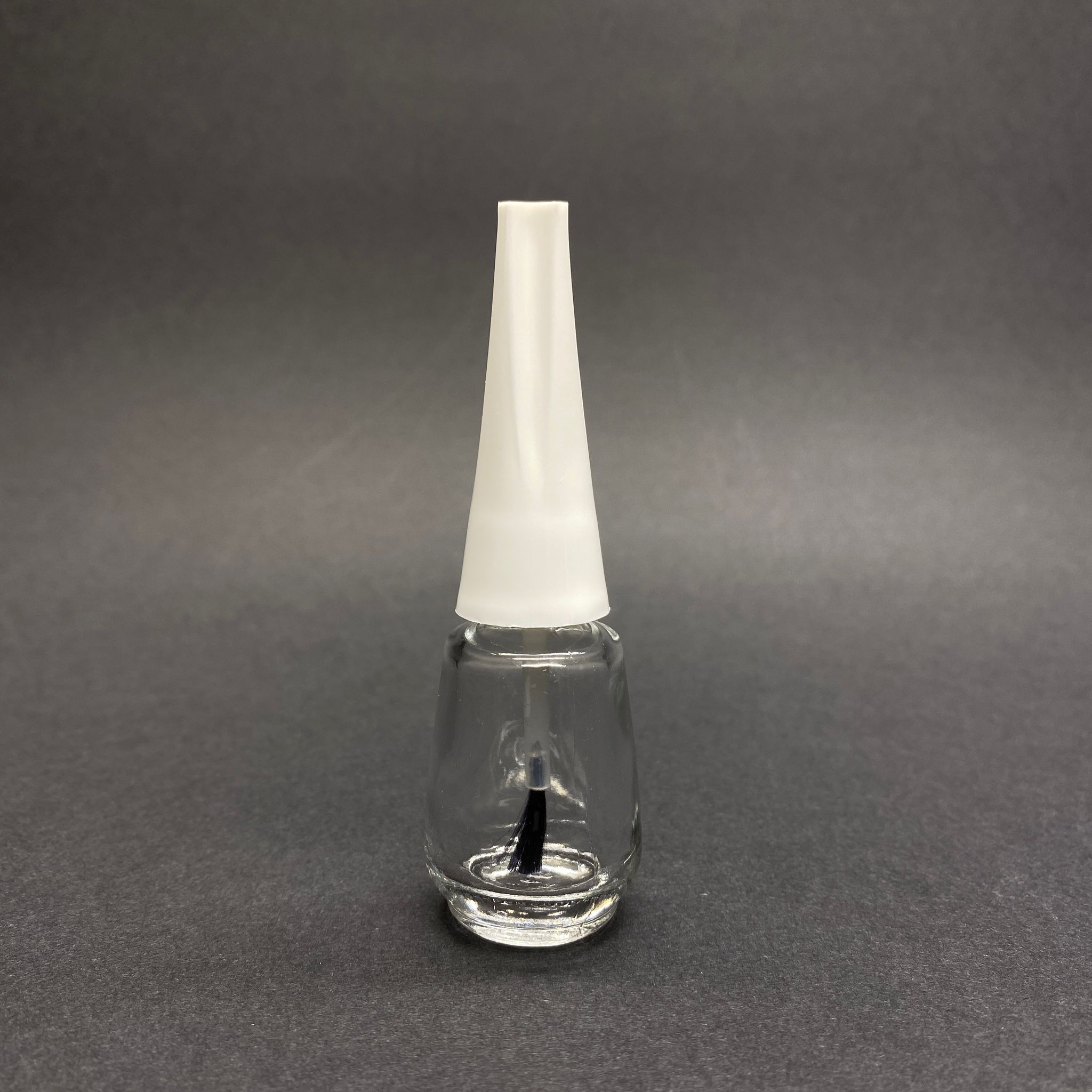 10 Cc Fırçalı Konik Oval Cam Şişe - Şeffaf - 10 Ml Kapaklı Fırçalı Cam Şişe - Cam Oje Şişesi Fırçalı Beyaz Kapaklı Takım - Boş Oje Şişesi, Fırçalı Şişe, Otomotiv Ve Mobilya İçin Rötüş Boya Şişesi Vb. Çok Amaçlı Fırçalı Şişe