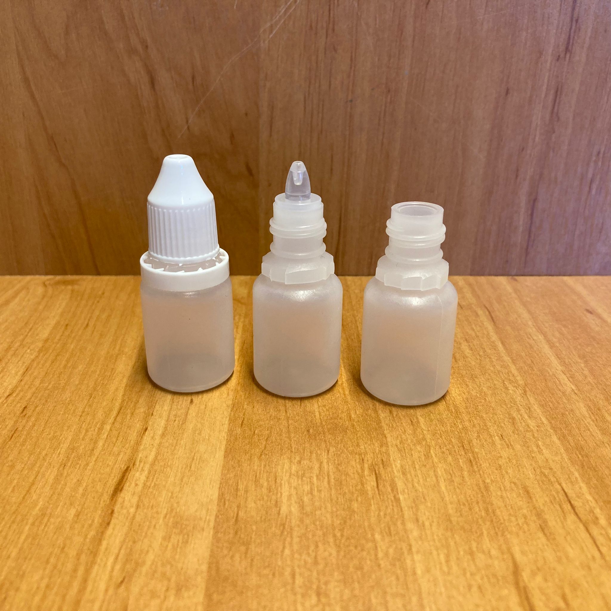 10 Cc Göz Damlası Şişesi Natürel Renk (Yarı Saydam) - Akıtıcılı - Kilitli Kapaklı - 10 Ml Damlalıklı Plastik Şişe - Kozmetik Ambalaj  - Damlalıklı Boş Şişe
