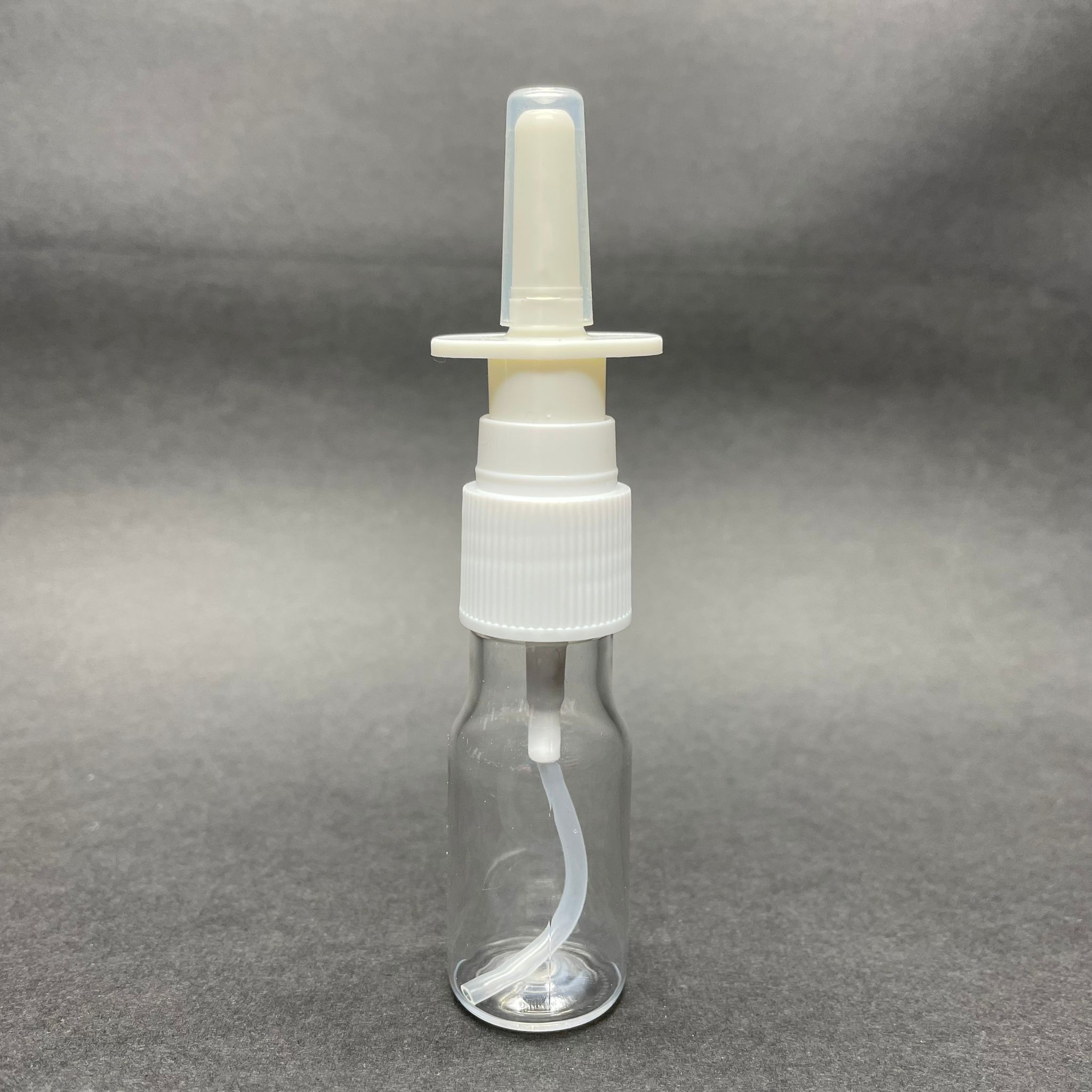 10 Cc Pet Şişe - Beyaz Burun Spreyli - 10 Ml Nazal Spreyli Plastik Şişe (Silme 15 Cc)