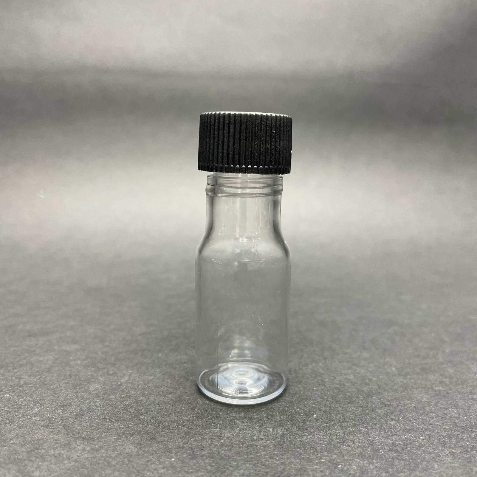 10 Cc Pet Şişe - Siyah Kapaklı - 10 Ml Pet Şişe - 10 Cc Plastik Şişe (Silme 15 Cc)