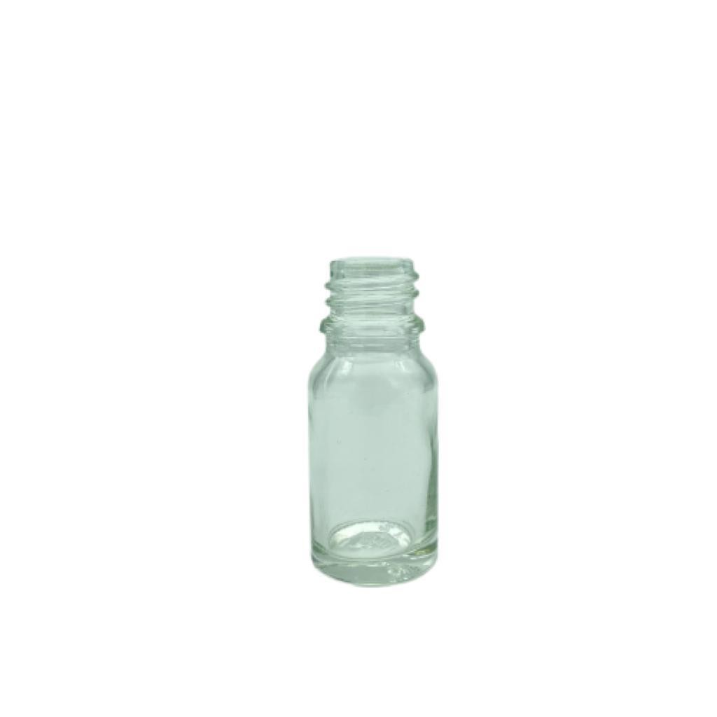 10 Cc Şeffaf Cam Şişe Kapaksız (18 Ağız) - 10 Ml Cam Şişe