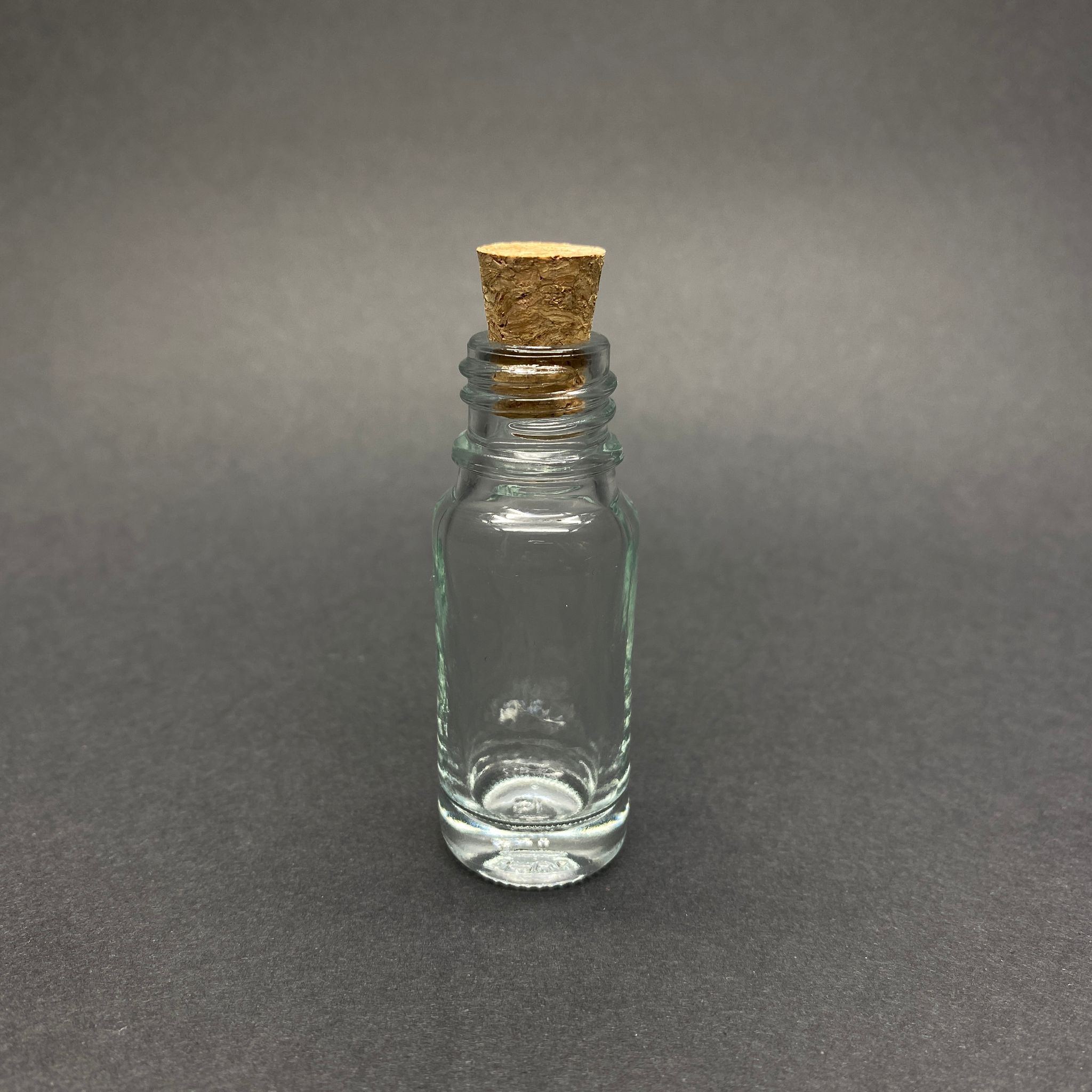 10 Cc Şeffaf Cam Şişe - Mantar Tıpalı - 10 Ml Mantarlı Saydam Cam Şişe