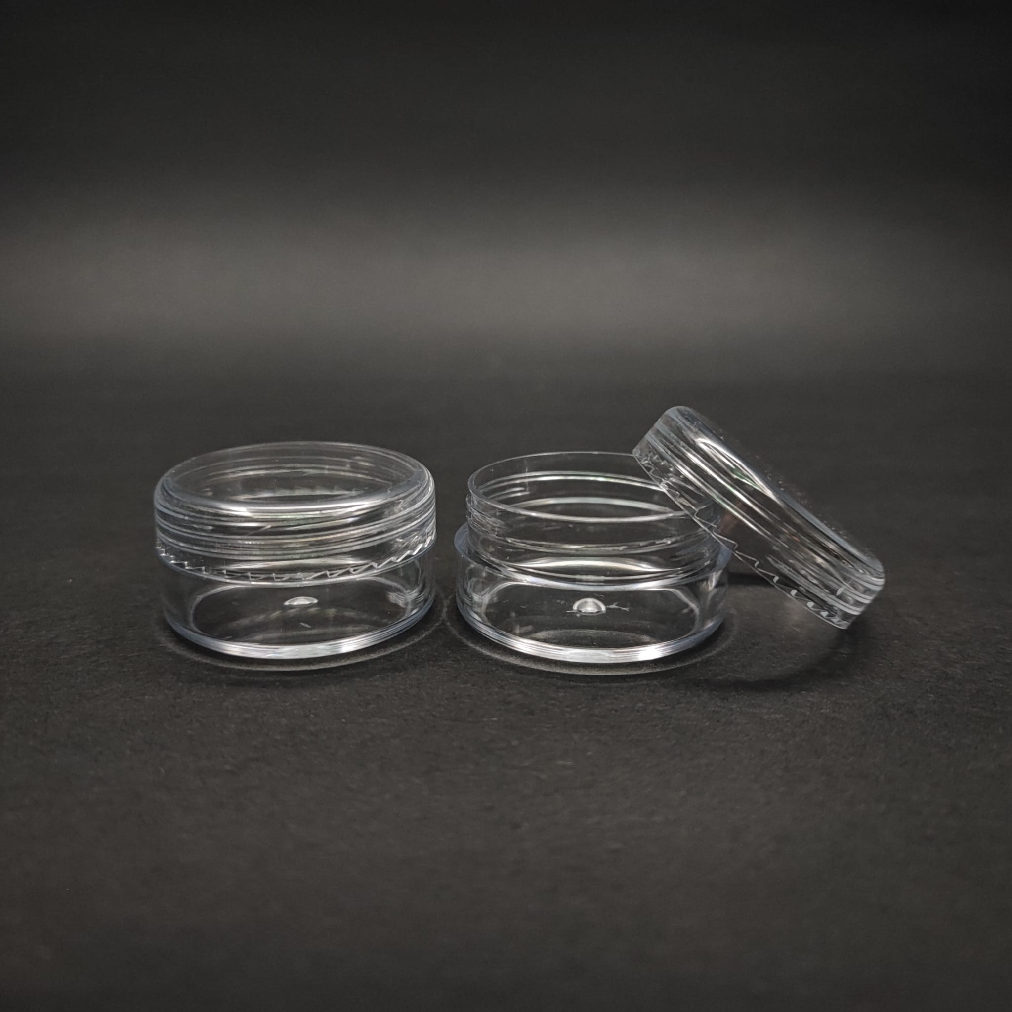 10 Cc Şeffaf Mika Krem Kavanozu - Kapaklı - 10 Ml Mika Krem Kavanozu - Ufak Plastik Kavanoz - Akrilik Kavanoz - Küçük Kavanoz - Mini Kavanoz