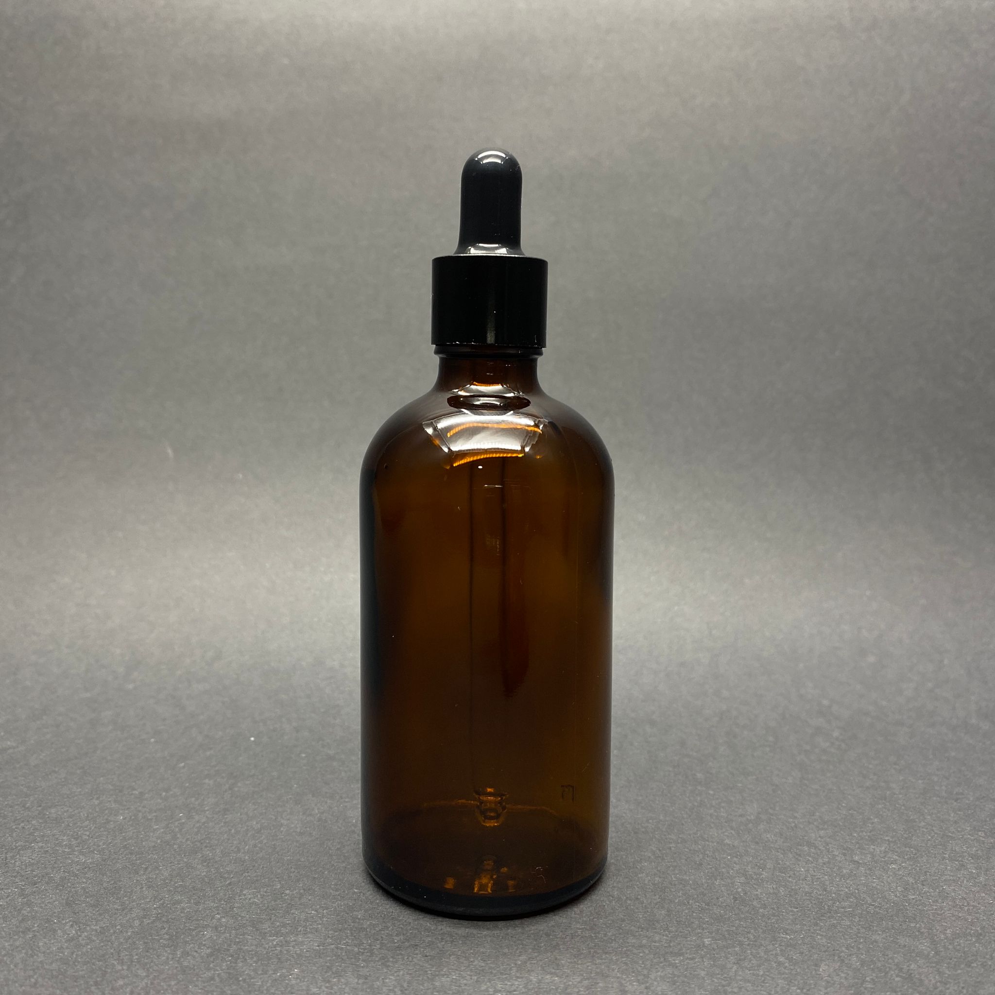100 Cc Amber Cam Damlalıklı Şişe - Siyah Emzik - Siyah Metalik Kapak - 100 Ml Kahverengi Cam Damlalıklı Şişe