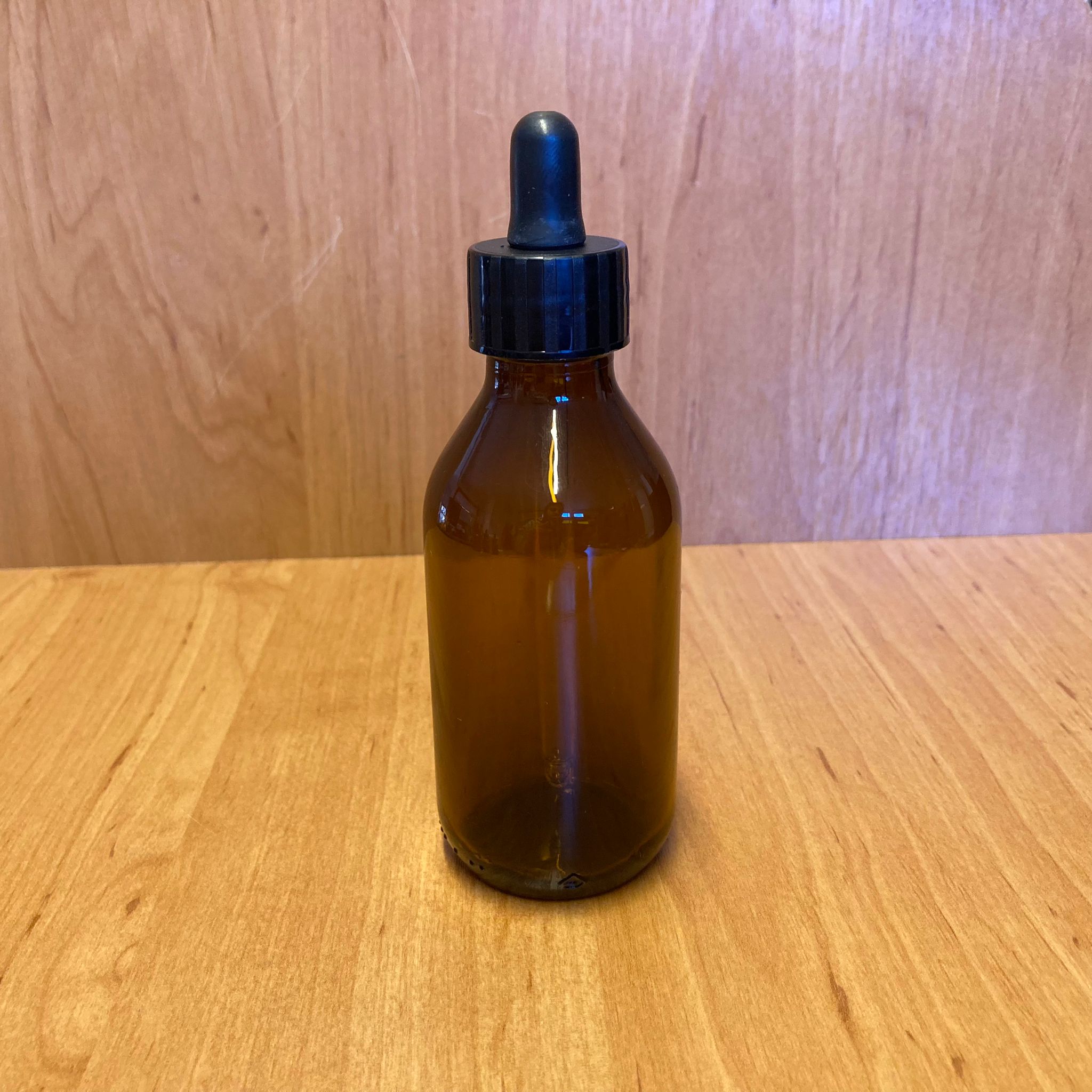 100 Cc Amber Cam Damlalıklı Şişe Yeni - Siyah Emzik - Siyah Plastik Kapak - 100 Ml Kahverengi Cam Damlalıklı Şişe