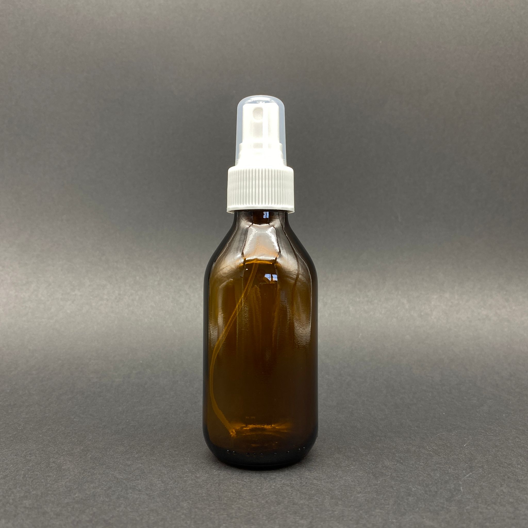 100 Cc Amber Cam Şişe - Beyaz Spreyli - 100 Ml Kahverengi Spreyli Cam Şişe (Ağız Çapı 25 Mm)
