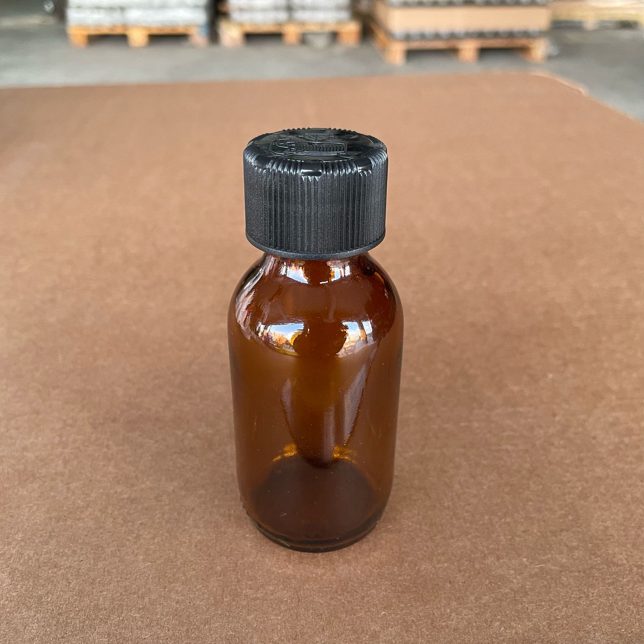 100 Cc Amber Cam Şişe - Siyah Çocuk Kilit Kapaklı - 100 Ml Kahverengi Boş Şurup Şişesi - 100 Ml Ecza Şişesi
