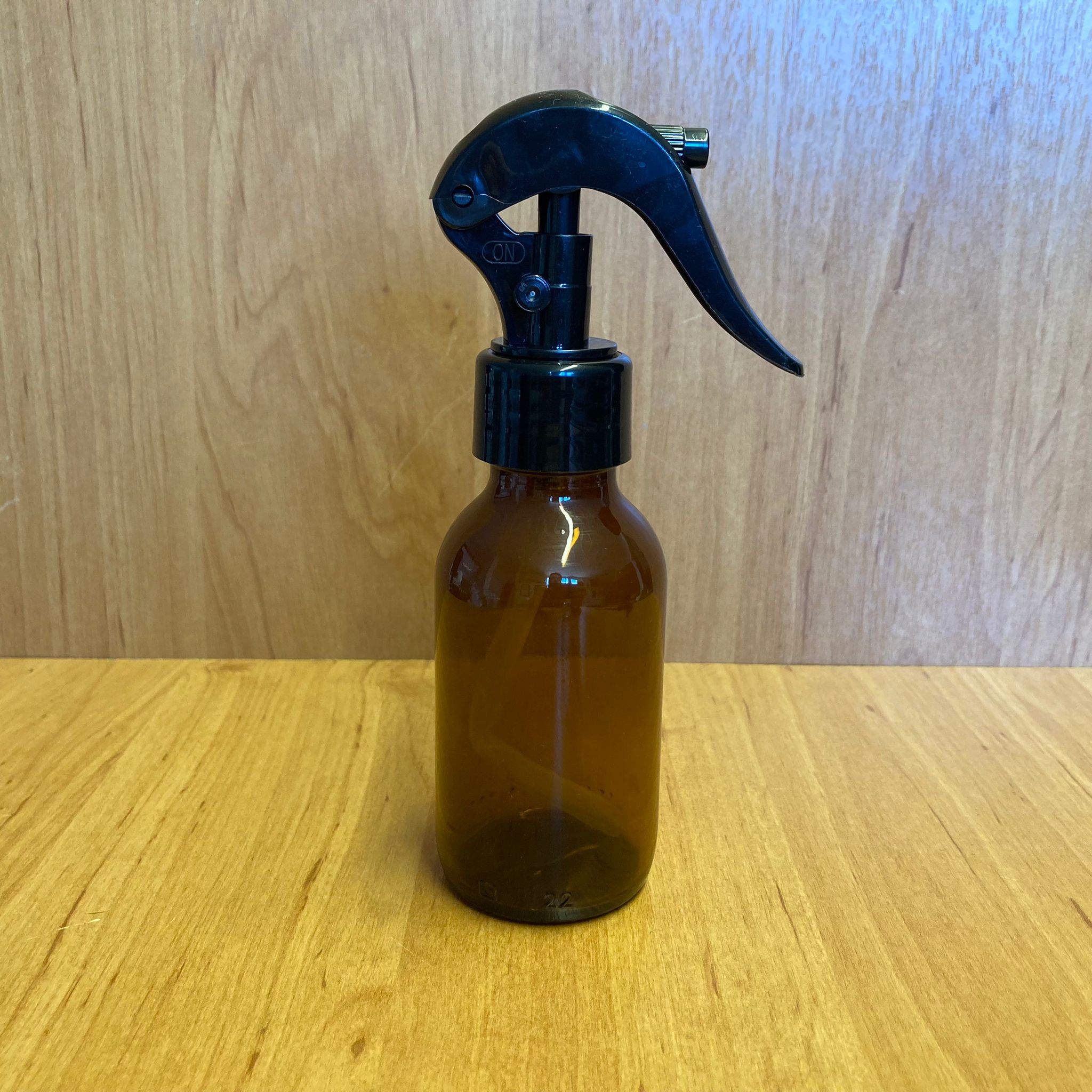 100 Cc Amber Cam Şişe - Siyah Triger Spreyli - 100 Ml Kahverengi Spreyli Şişe