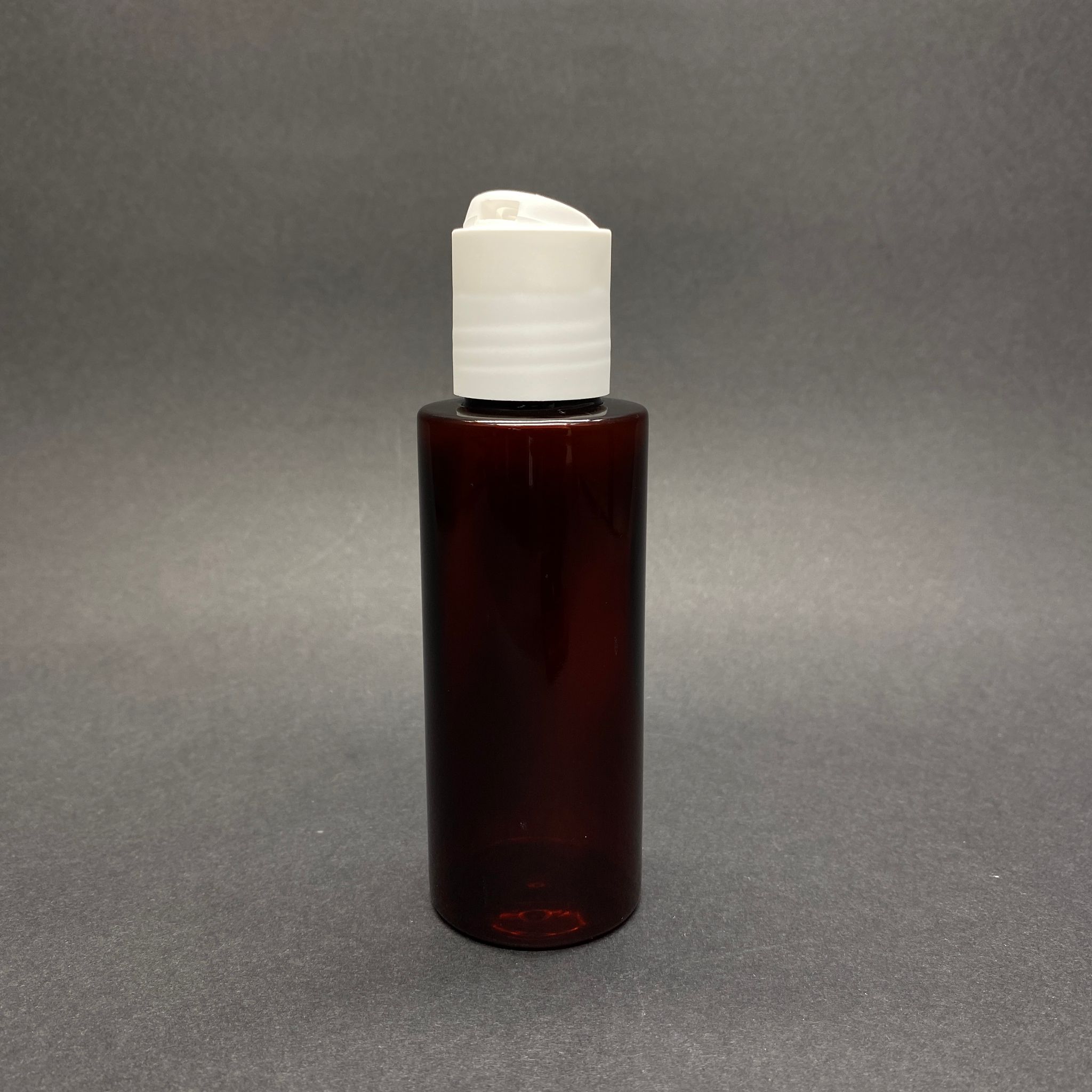 100 Cc Amber Küt Boyunlu Pet Şampuan Şişesi -  100 Ml Beyaz Disktop Şampuan Kapaklı
