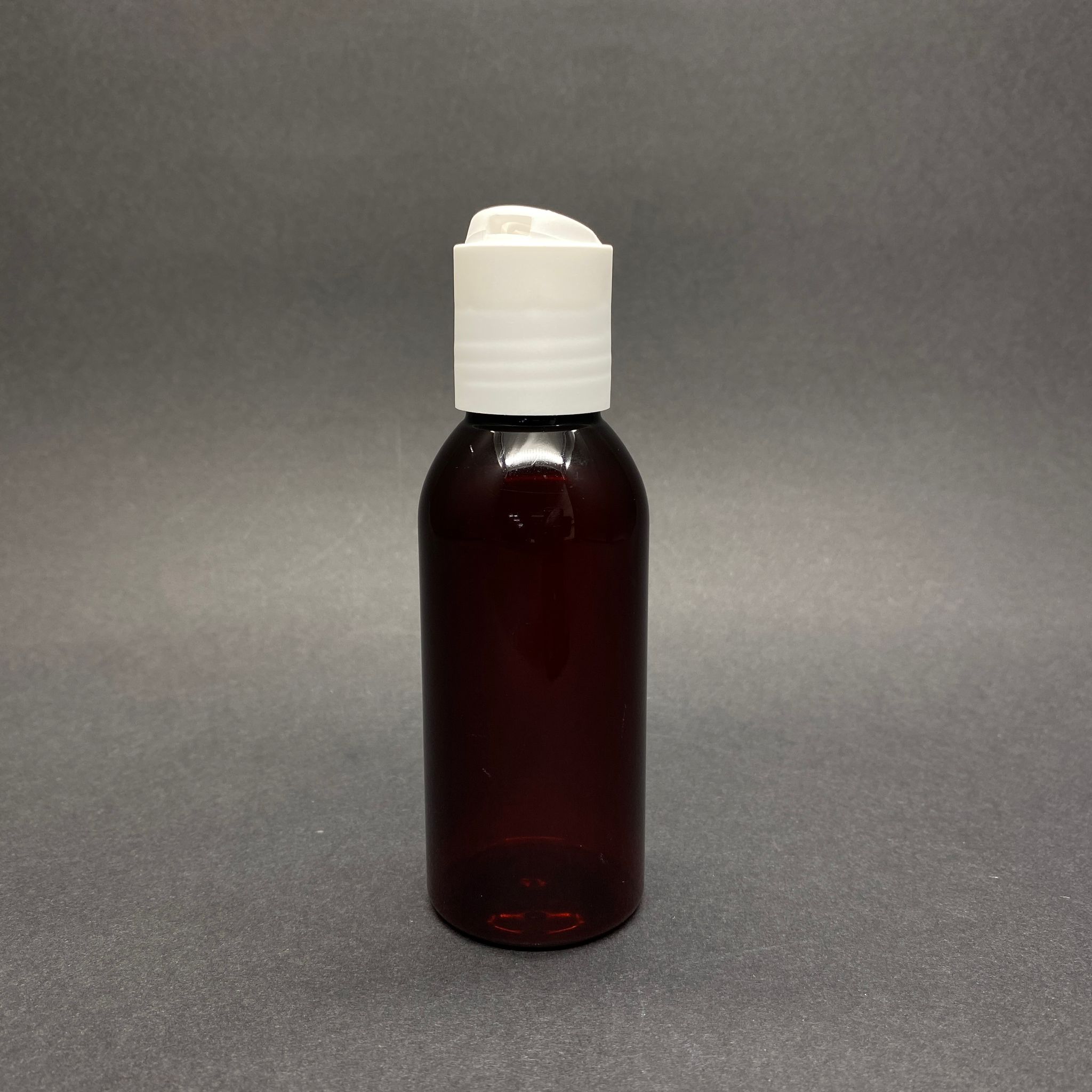 100 Cc Amber Oval Boyunlu Pet Şampuan Şişesi -  100 Ml Beyaz Disktop Şampuan Kapaklı
