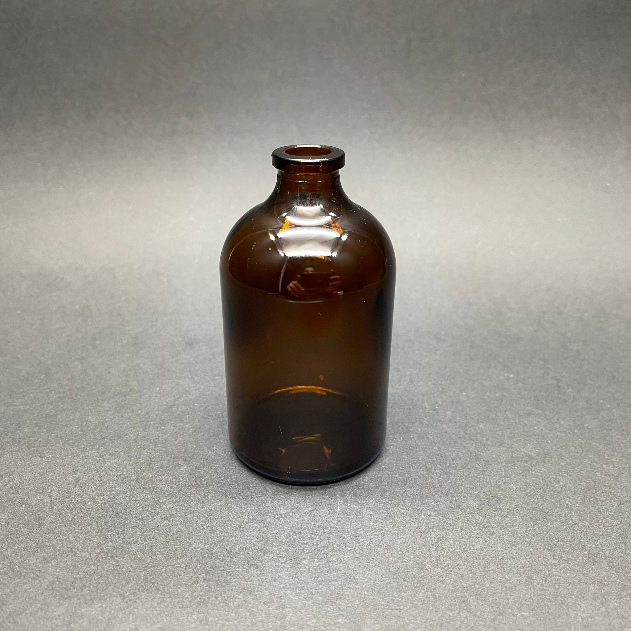 100 Cc Amber Penisilin Cam Şişe Kapaksız - 100 Ml Kahverengi Penisilin Şişesi (İthal-Tip 2) 100 Ml Flakon Şişe