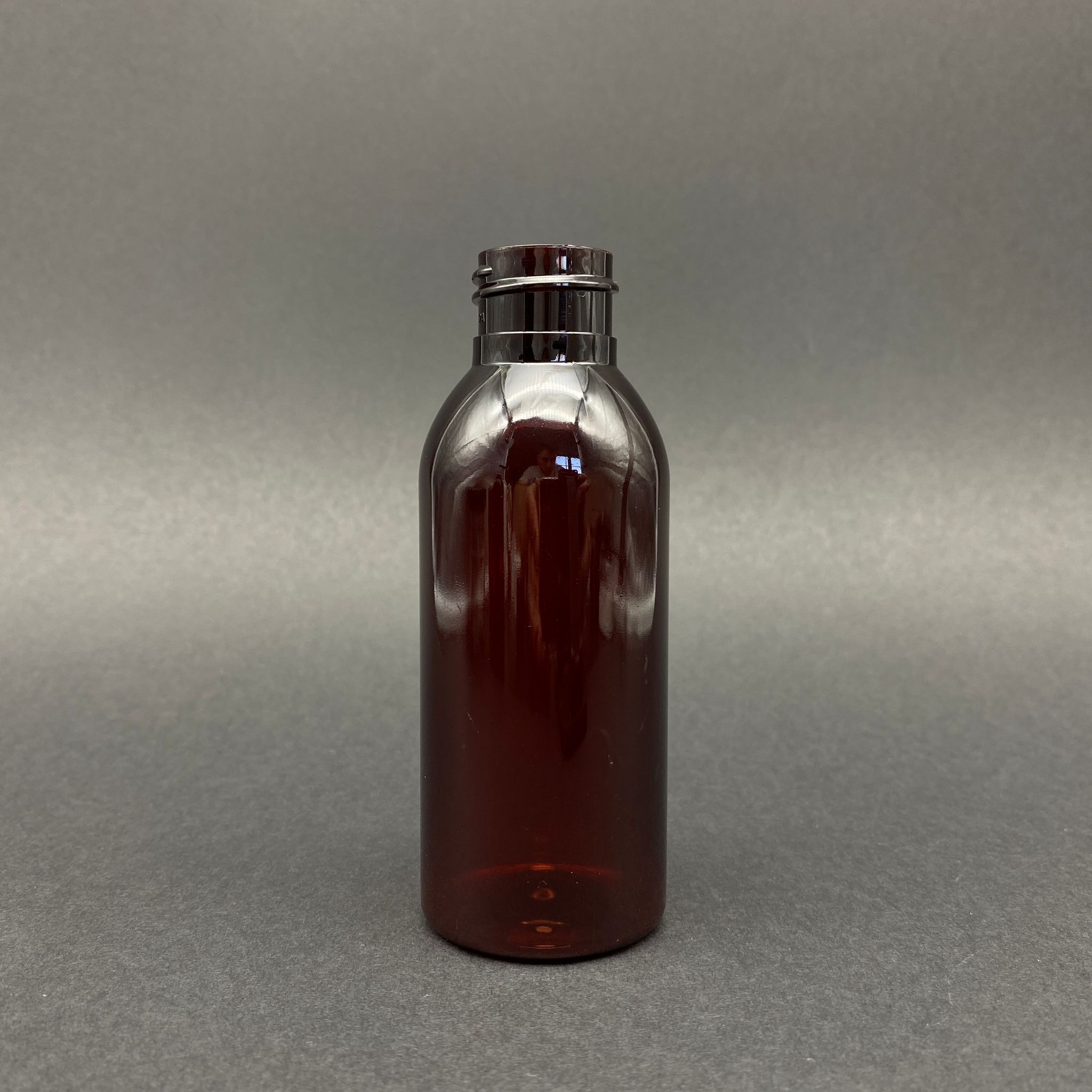 100 Cc Amber Sert Model Pet Şişe Kapaksız (24 Ağız) - 100 Ml Kahverengi Plastik Şişe - 100 Ml Kalın Pet Şişe