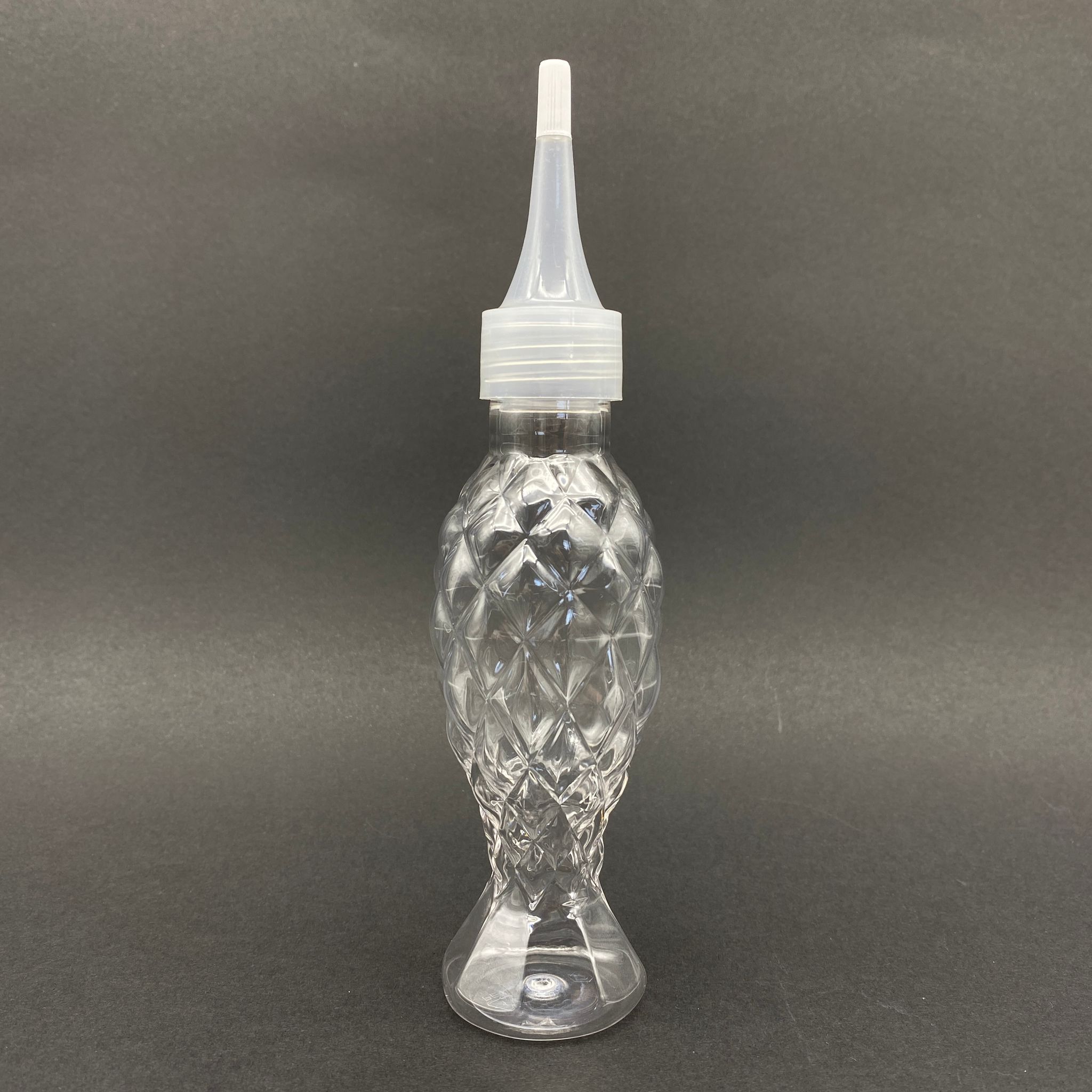 100 Cc Balıksırtı Şişe - Akıtıcı Kapaklı - 100 Ml Akıtıcılı Plastik Şişe