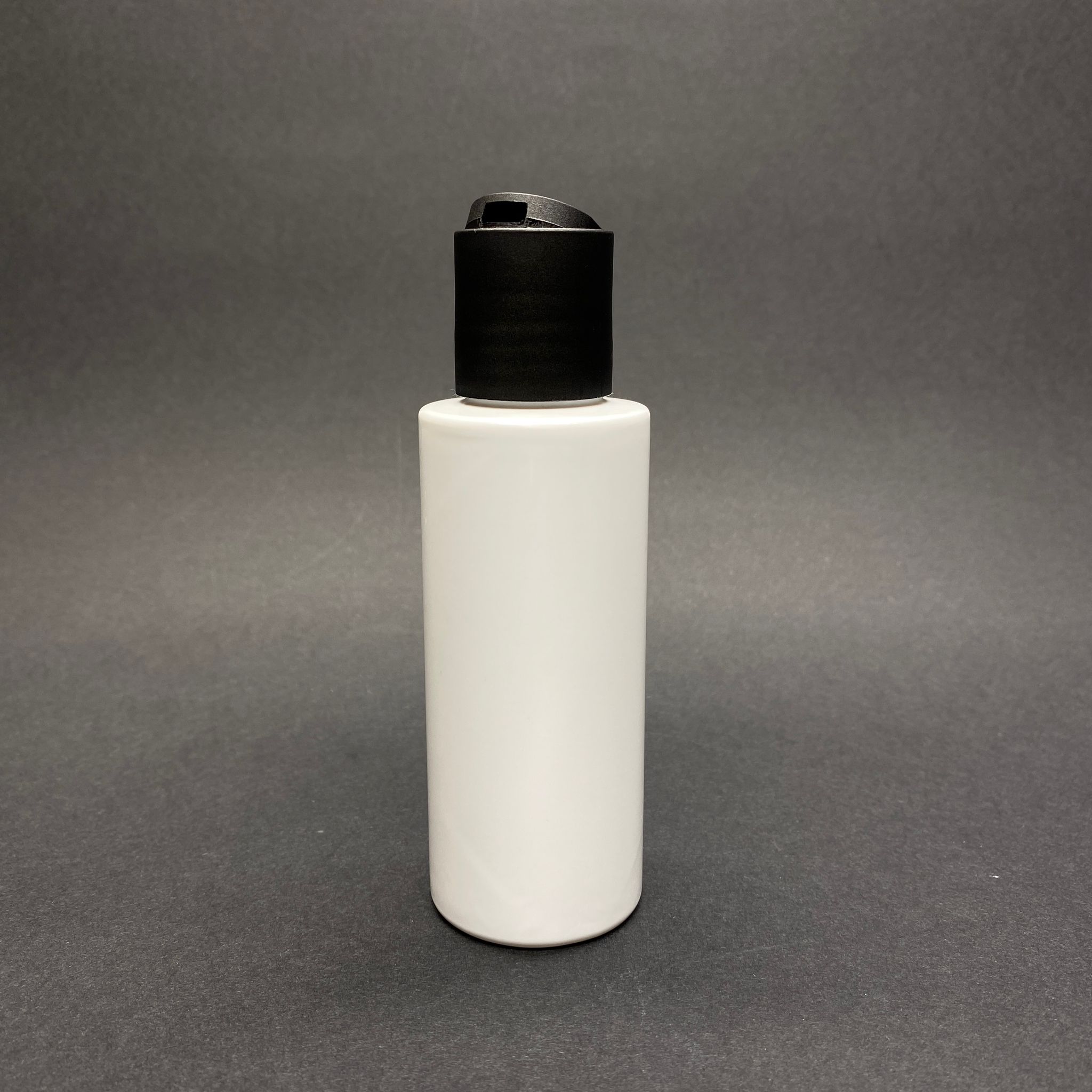 100 Cc Beyaz Küt Boyunlu Pet Şampuan Şişesi -  100 Ml Siyah Disktop Şampuan Kapaklı