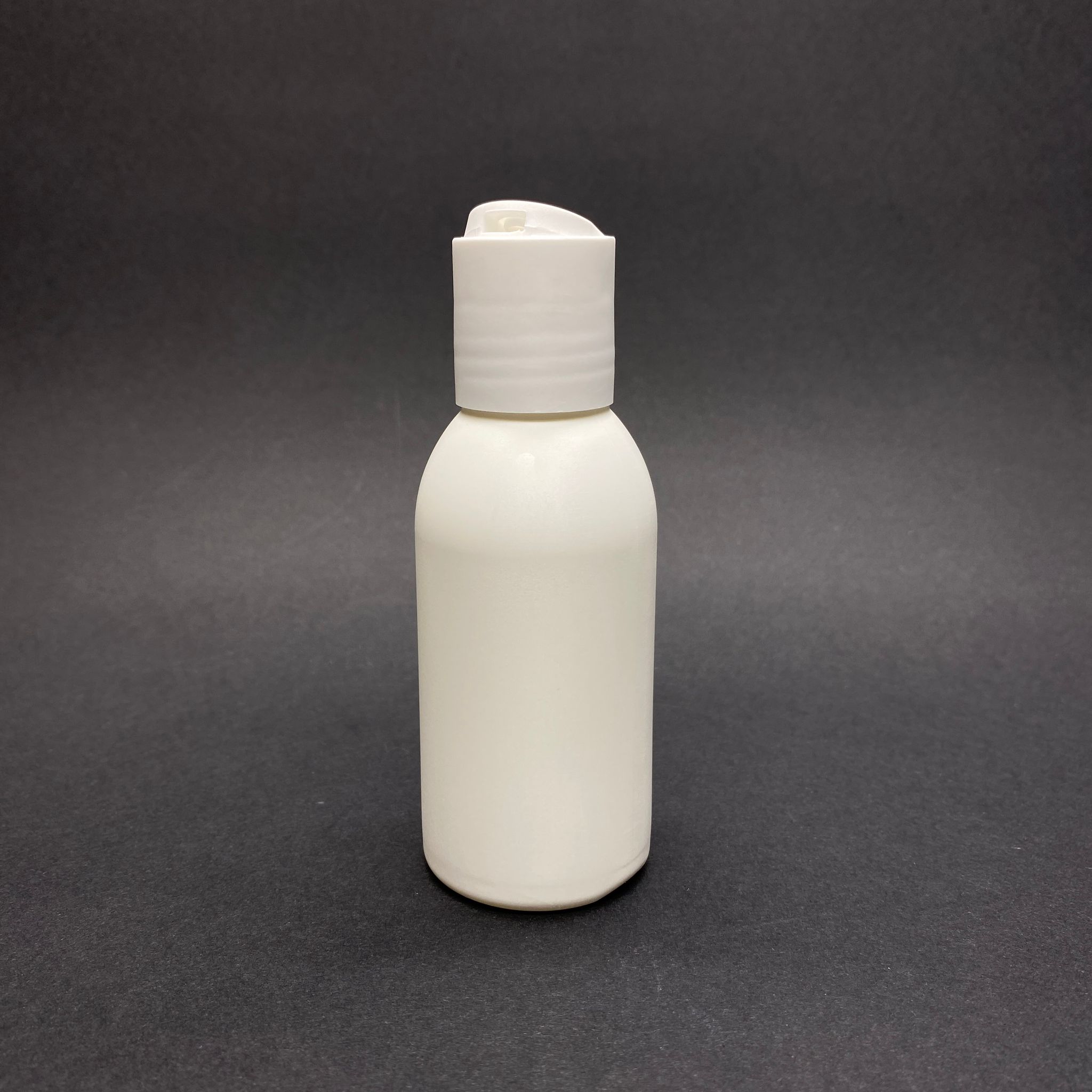 100 Cc Beyaz Oval Boyunlu Polietilen Şampuan Şişesi -  100 Ml Beyaz Disktop Şampuan Kapaklı