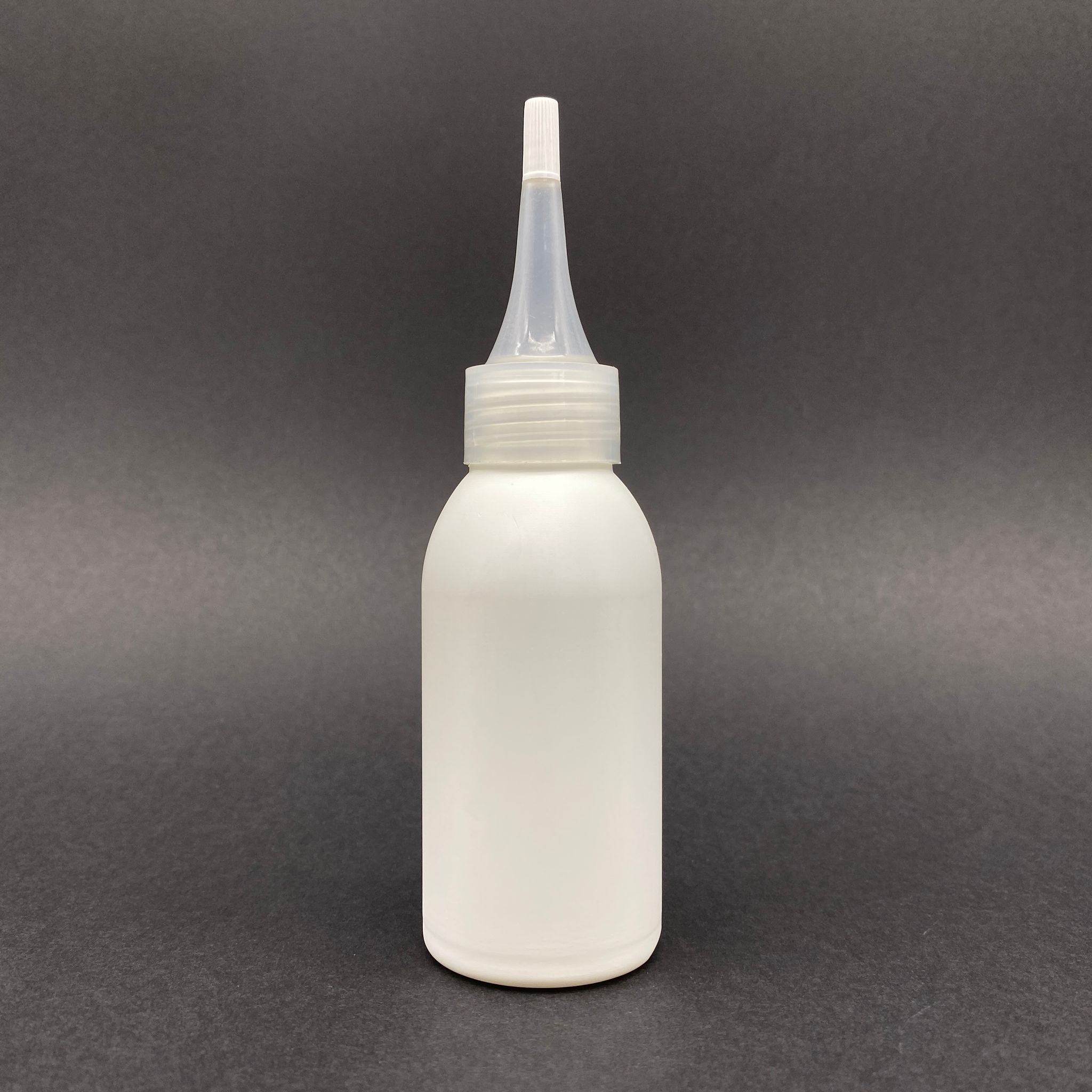100 Cc Beyaz Polietilen Sert Şişe - Akıtıcılı Kapaklı - 100 Ml Kapaklı Plastik Şişe