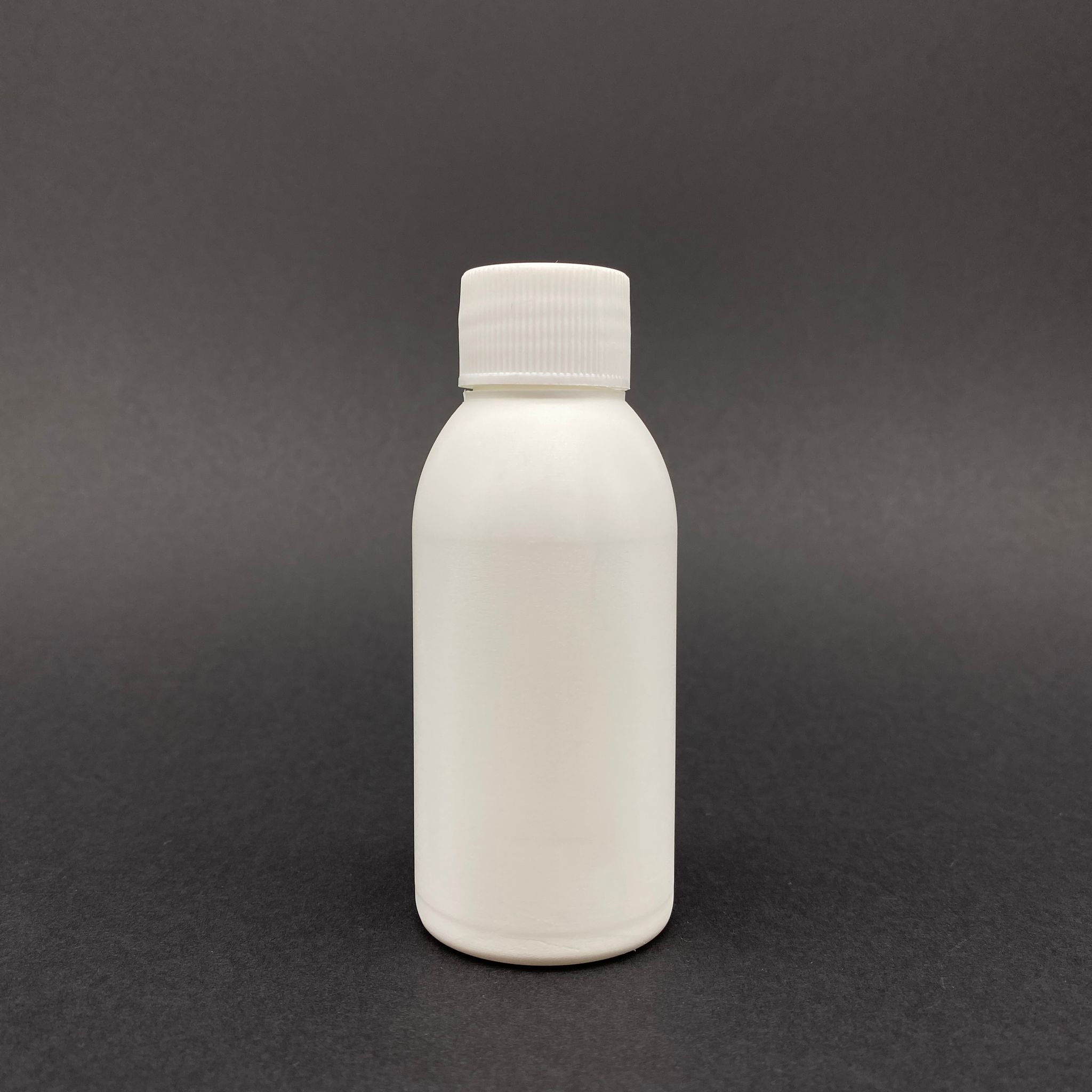 100 Cc Beyaz Polietilen Sert Şişe - Beyaz Kapaklı - 100 Ml Kapaklı Plastik Şişe