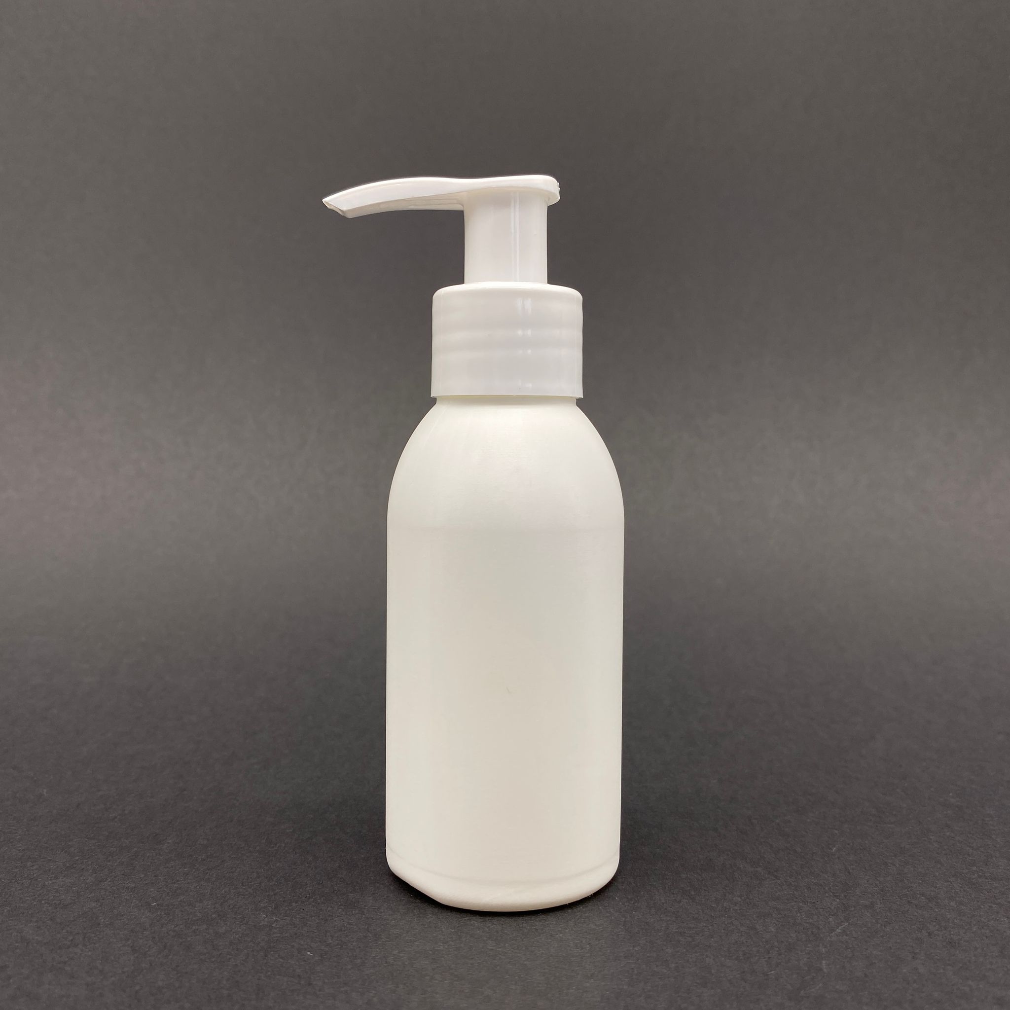 100 Cc Beyaz Polietilen Sert Şişe - Beyaz Pompalı - 100 Ml Pompalı Plastik Şişe