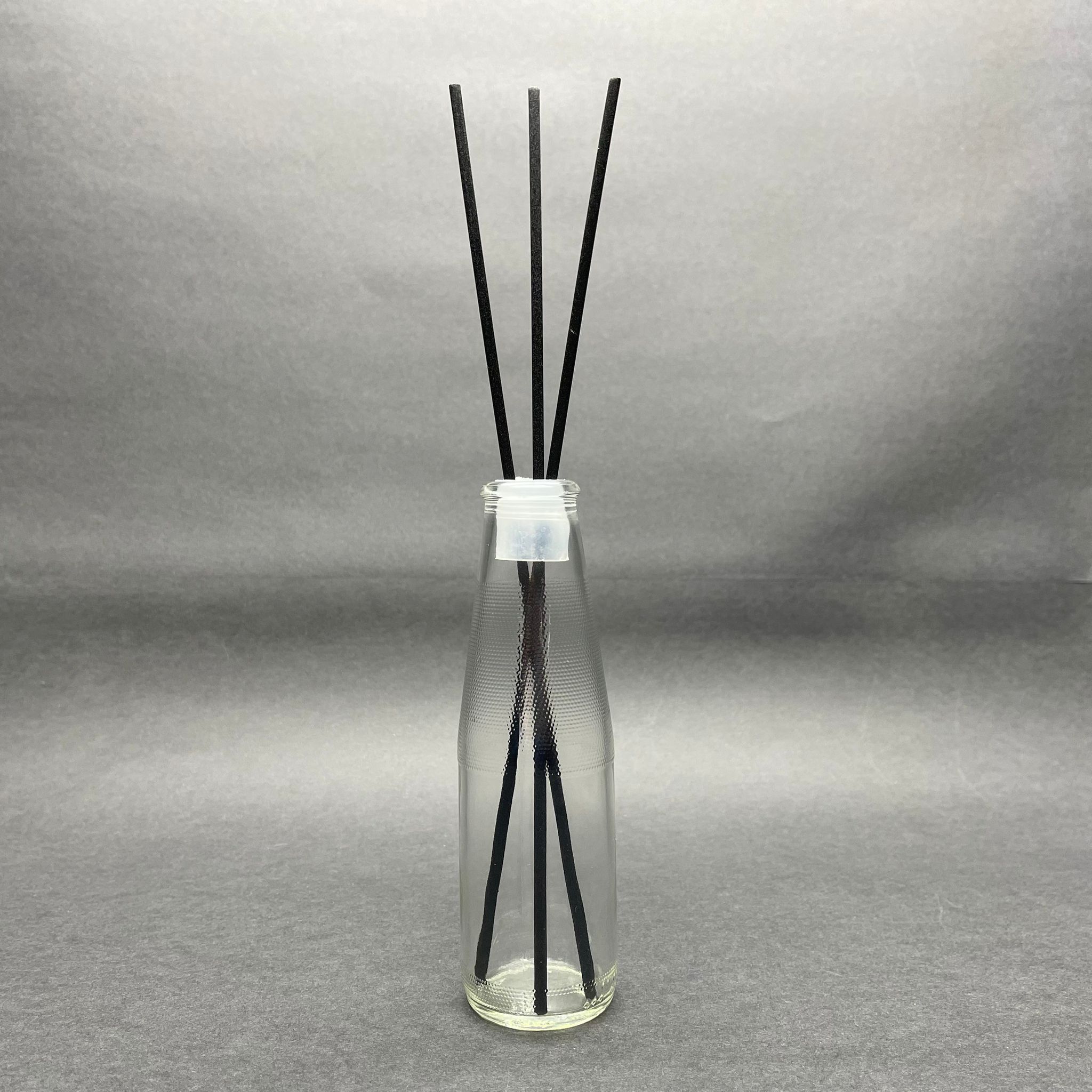 100 Cc Cam Bambu Oda Kokusu Şişesi - 100 Ml Çubuklu Bambu Oda Kokusu Şişesi - 100 Ml Difüzör Şişesi - Cam Şişe + Plastik Tıpa + 3 Adet Fiber Siyah Bambu Çubuk