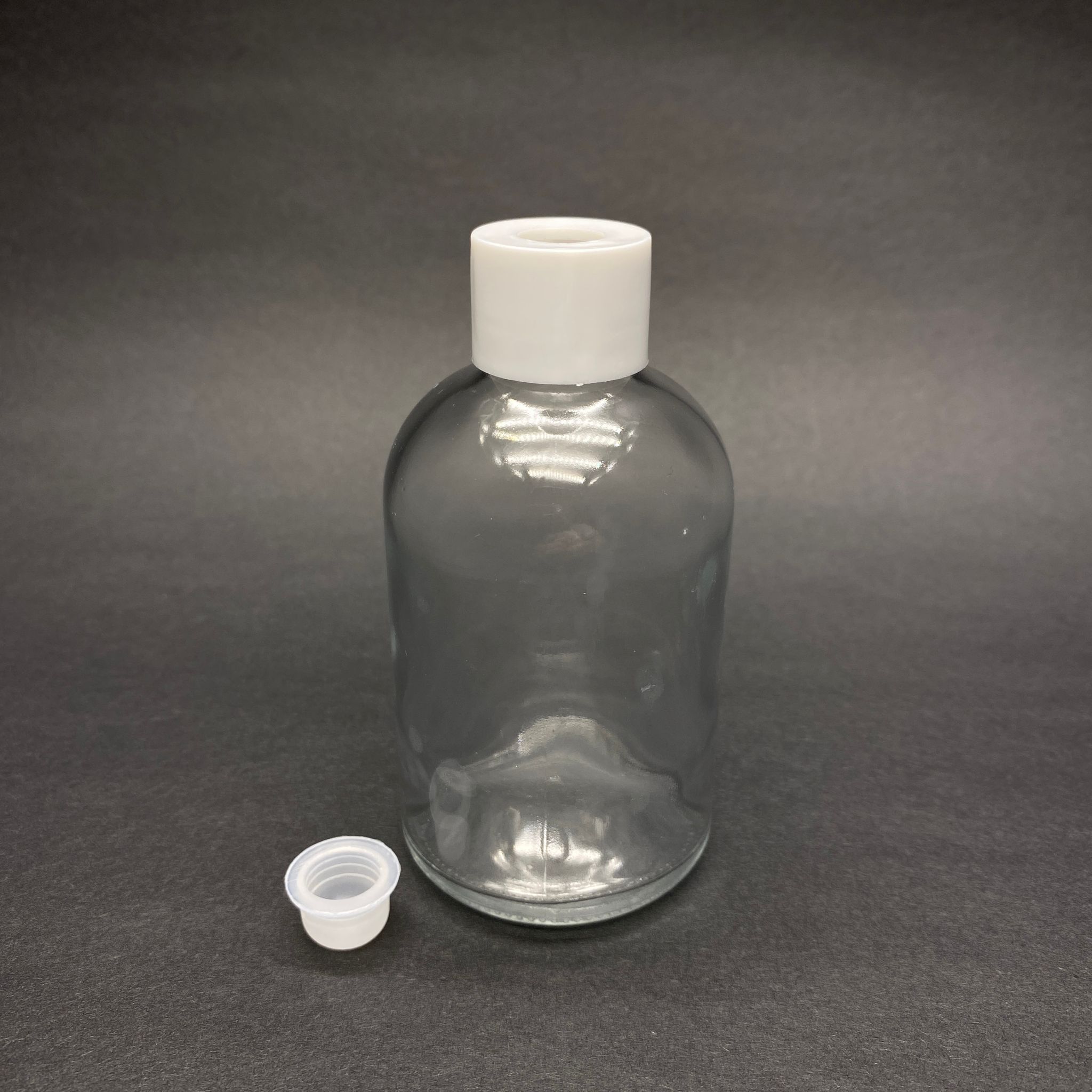 100 Cc Cam Bambu Oda Kokusu Şişesi - 100 Ml Çubuklu Bambu Oda Kokusu Şişesi - Difüzör Şişe- Cam Şişe + Beyaz Plastik Kapak + Plastik Tıpa İthal