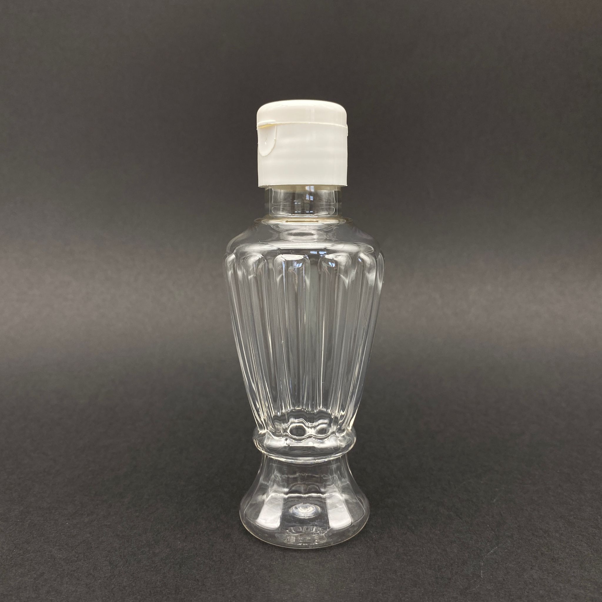 100 Cc Campet Vazo Hürrem Kolonya Şişesi - Beyaz Fliptop Kapaklı - 100 Ml Campet Akıtıcılı Şişe