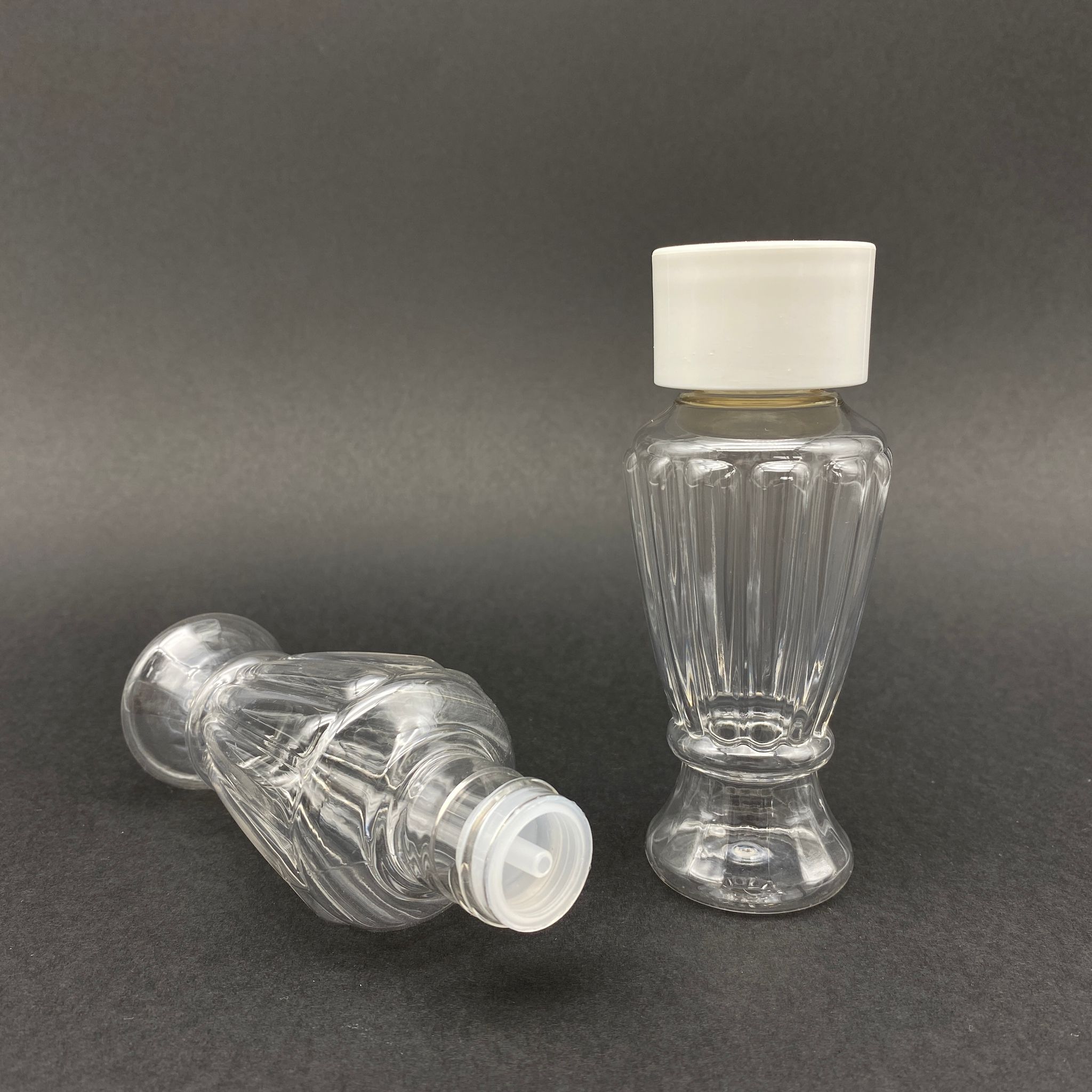 100 Cc Campet Vazo Hürrem Kolonya Şişesi - Beyaz Kolonya Kapaklı - Kolonya Tıpalı - 100 Ml Campet Kolonya Şişesi
