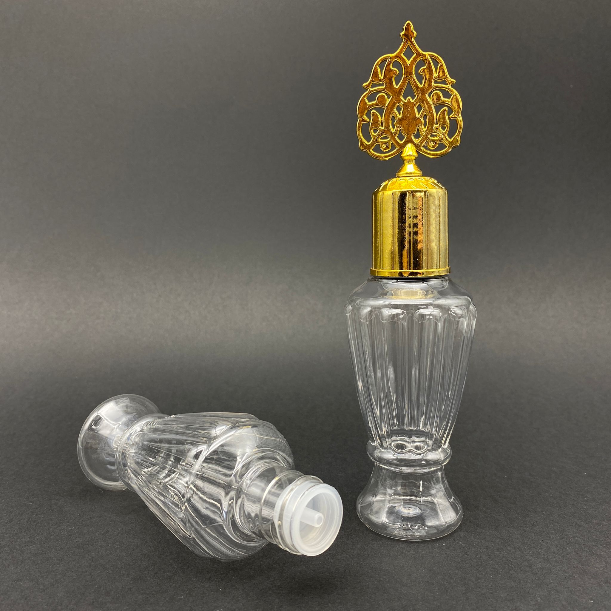 100 Cc Campet Vazo Hürrem Kolonya Şişesi - Gold Osmanlı Kapaklı - Kolonya Tıpalı - 100 Ml Campet Kolonya Şişesi