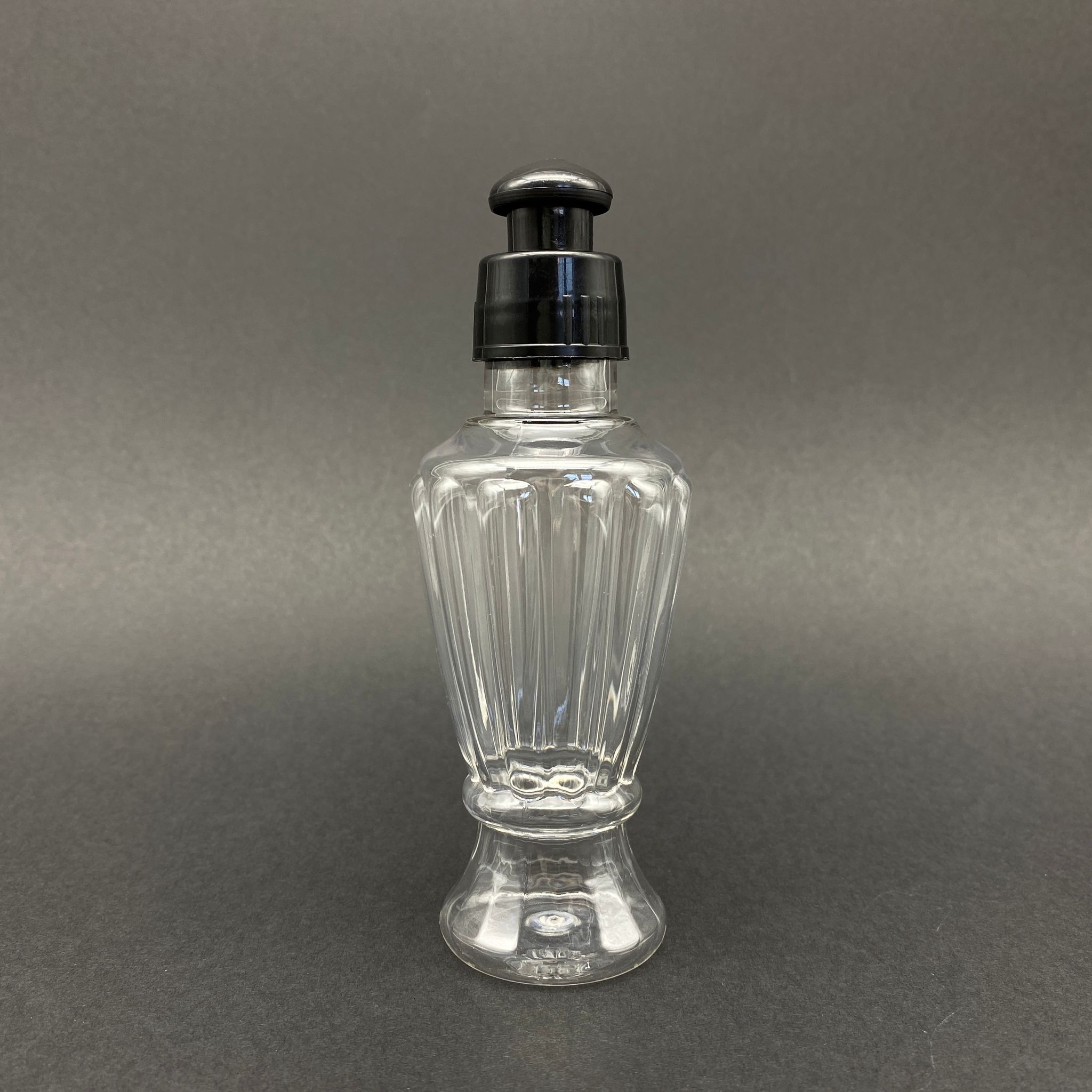 100 Cc Campet Vazo Hürrem Kolonya Şişesi - Siyah Pushpull Kapaklı - 100 Ml Campet Akıtıcılı Şişe
