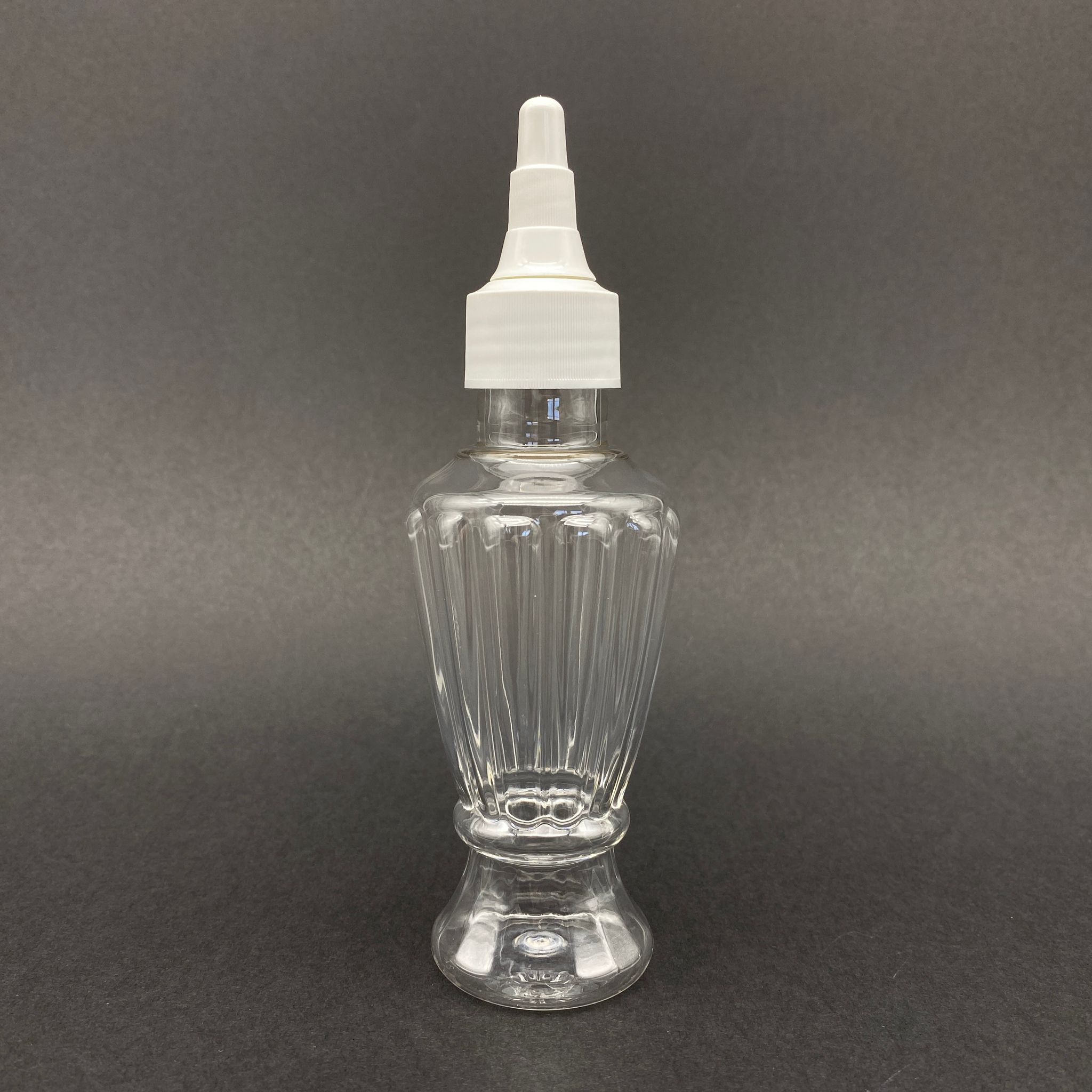 100 Cc Campet Vazo Hürrem Şişe - Beyaz Asansör Kapaklı - 100 Ml Campet Akıtıcılı Şişe