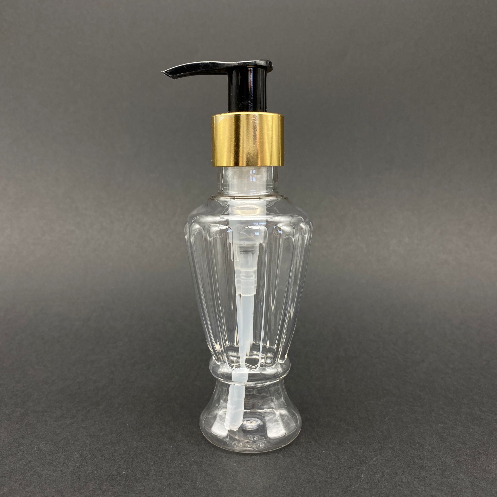 100 Cc Campet Vazo Hürrem Şişe - Gold Pompalı - 100 Ml Campet Pompalı Şişe - Yoğun Kıvamlı Sıvılarda Kullanılır