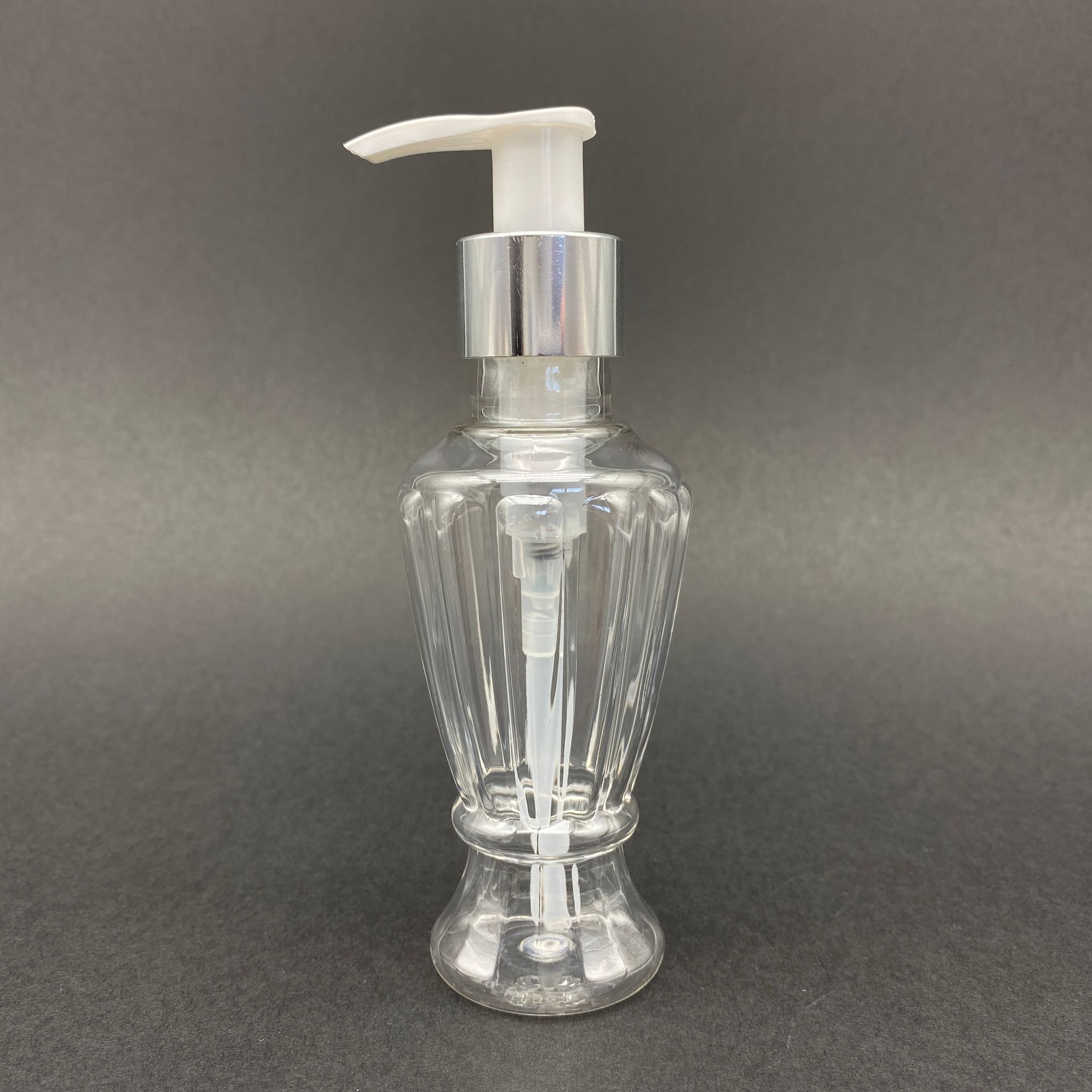 100 Cc Campet Vazo Hürrem Şişe - Gümüş Pompalı - 100 Ml Campet Pompalı Şişe - Yoğun Kıvamlı Sıvılarda Kullanılır