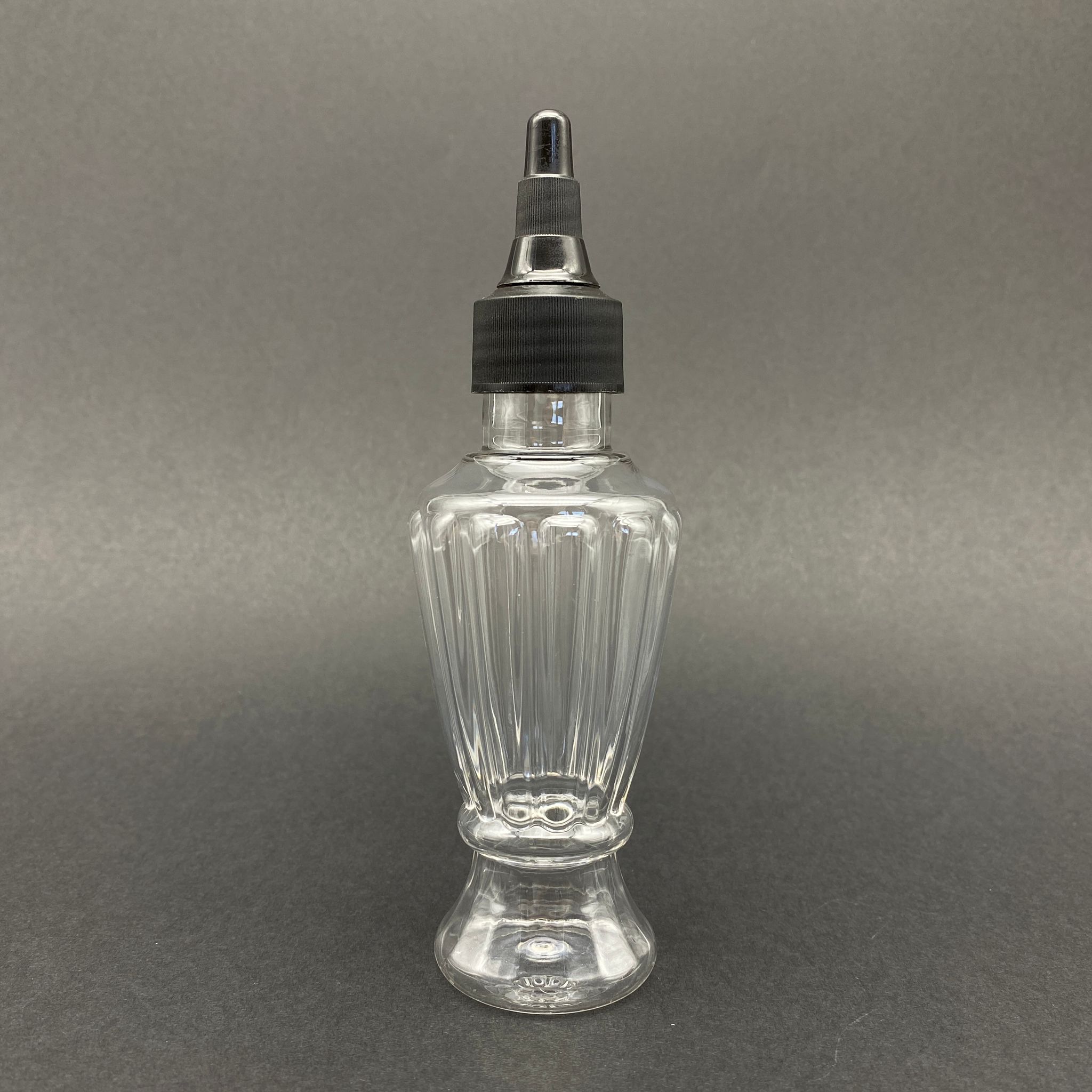 100 Cc Campet Vazo Hürrem Şişe - Siyah Asansör Kapaklı - 100 Ml Campet Akıtıcılı Şişe