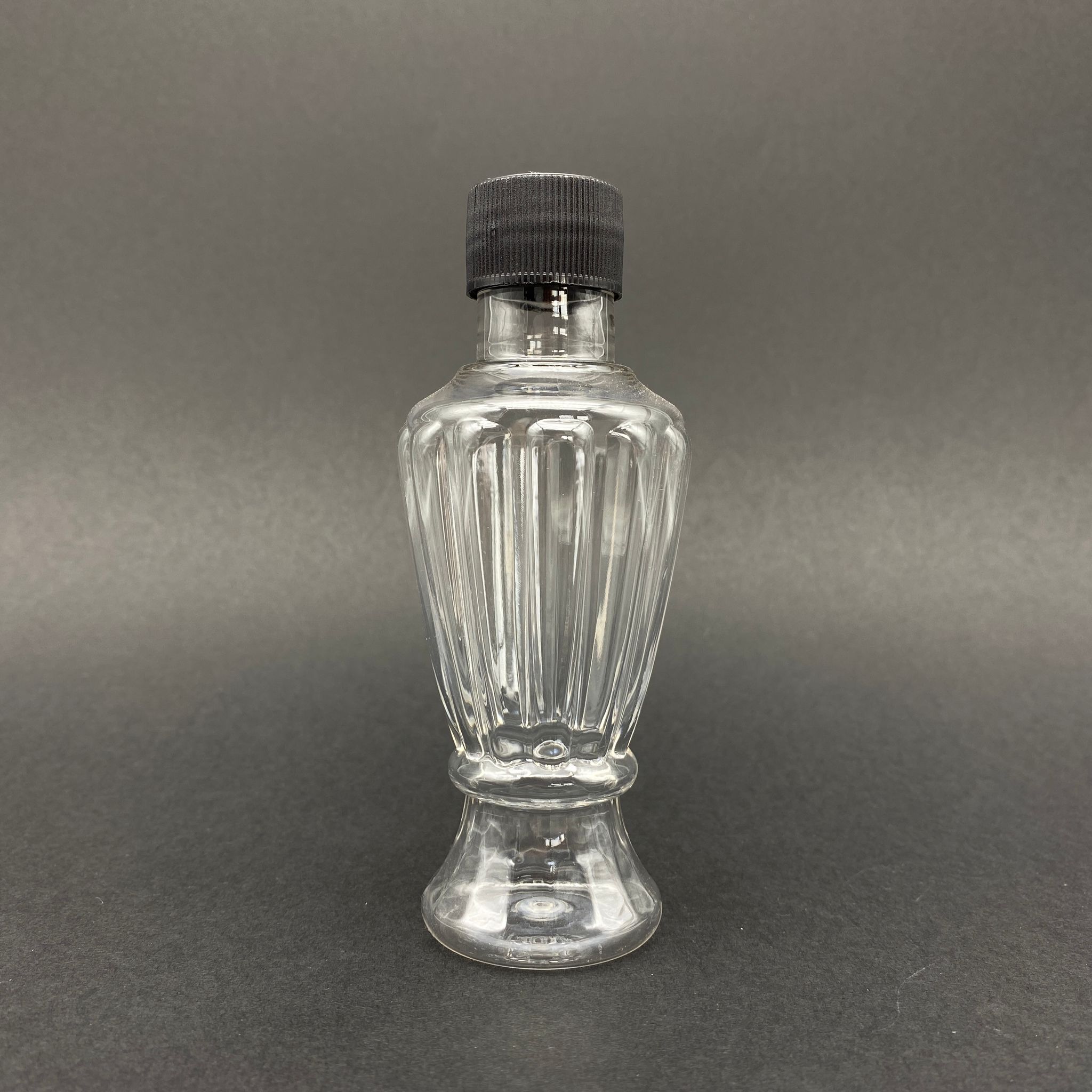 100 Cc Campet Vazo Hürrem Şişe - Siyah Kapaklı - 100 Ml Vazo Kolonya Şişesi