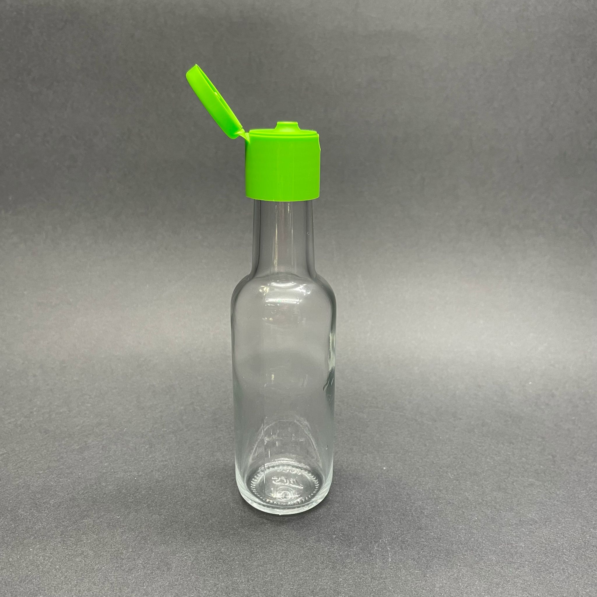 100 Cc Dorika Cam Şişe - Yeşil  Fliptop Kapaklı - 100 Ml Cam Şişe + Çıtçıt Kapak - Açılır Kapanır Kapak
