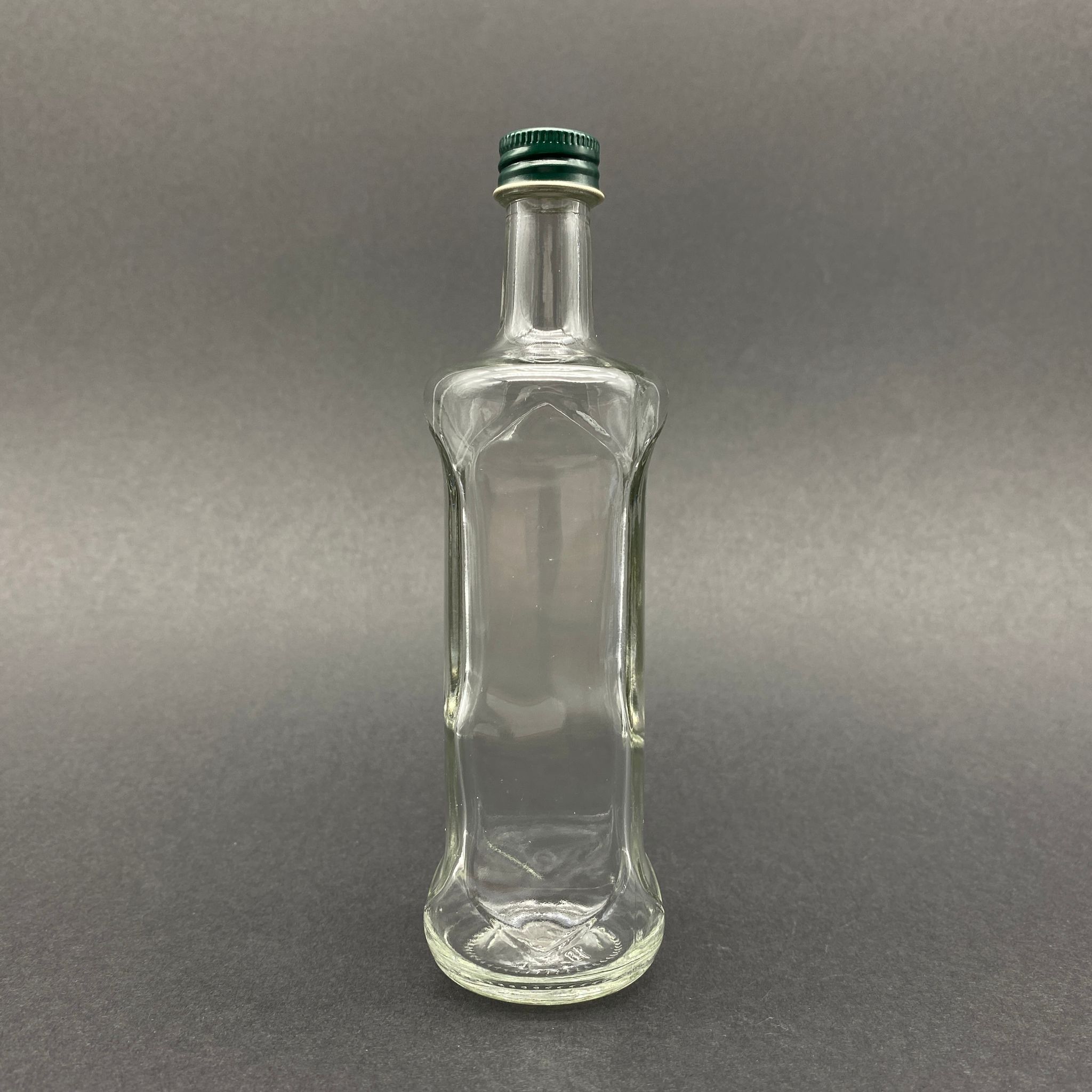 100 Cc Dorika Sos Şişesi - Yeşil Alüminyum Kapaklı - 100 Ml Cam Acı Sos Şişesi