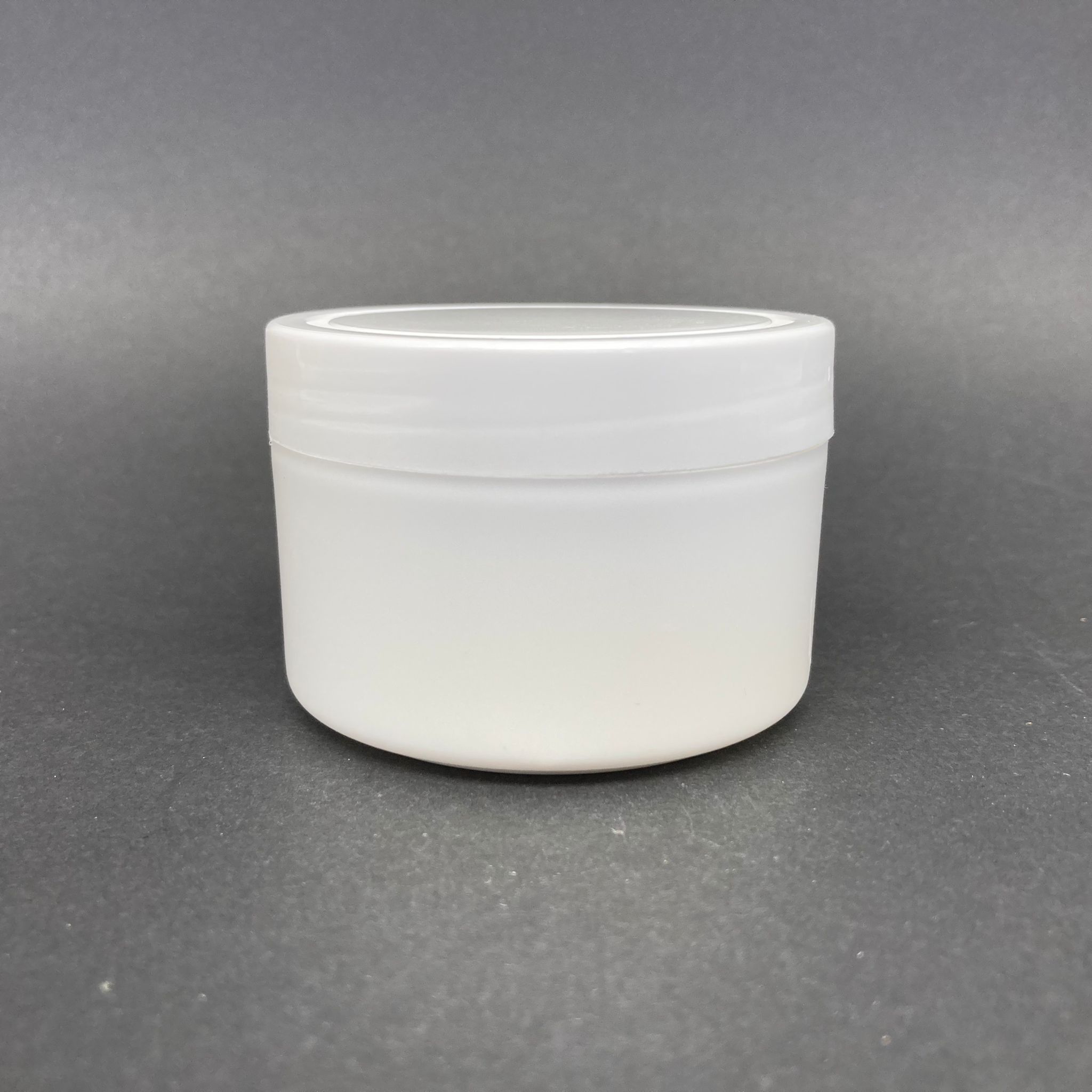 100 Cc Ekonomik Krem Kavanozu Beyaz Renk Kapaklı - 100 Ml Plastik Kavanoz - Boş Pomat Kutusu