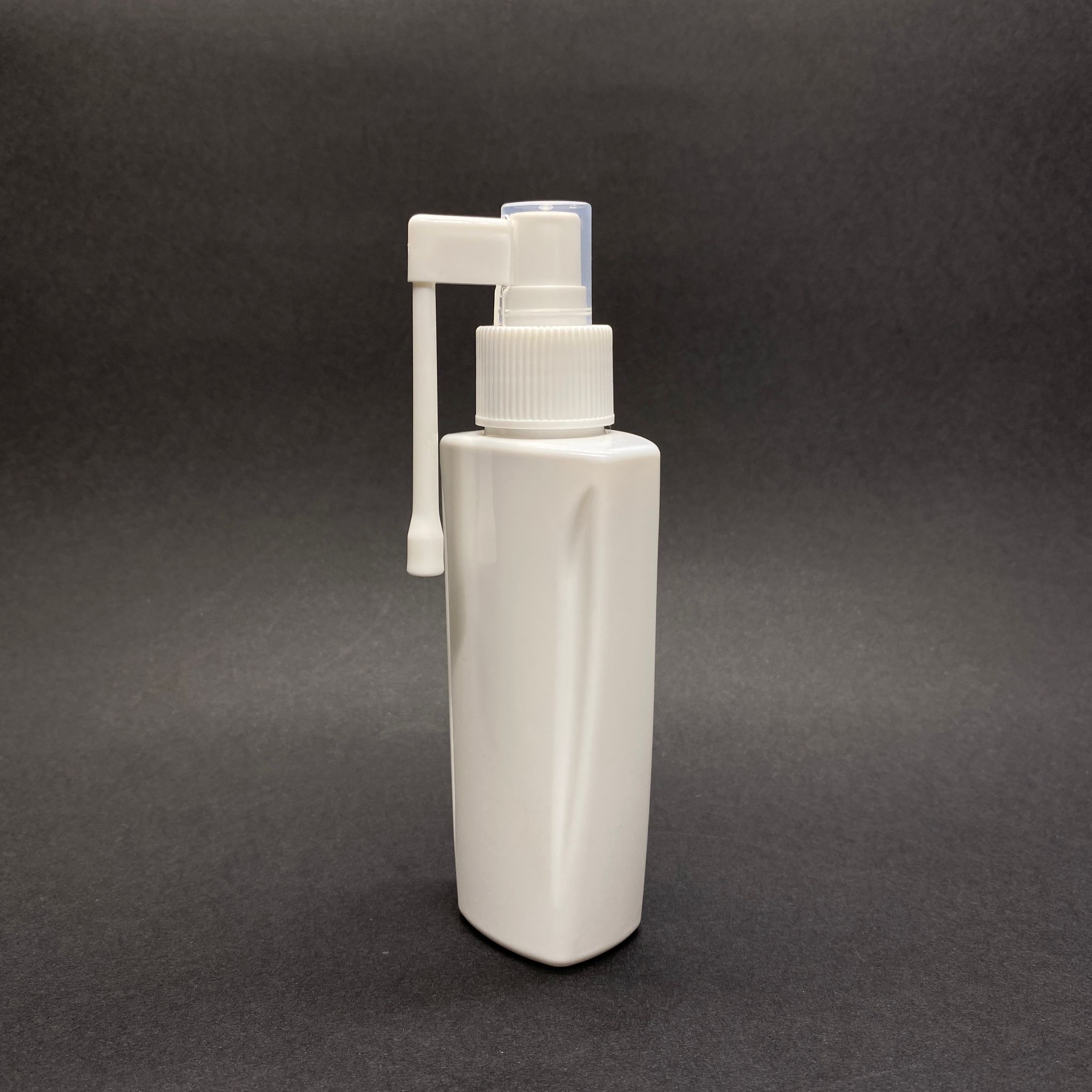 100 Cc Konik Pet Şişe - Oral Boğaz  Spreyli - Ağız Çapı 24 Mm - Beyaz