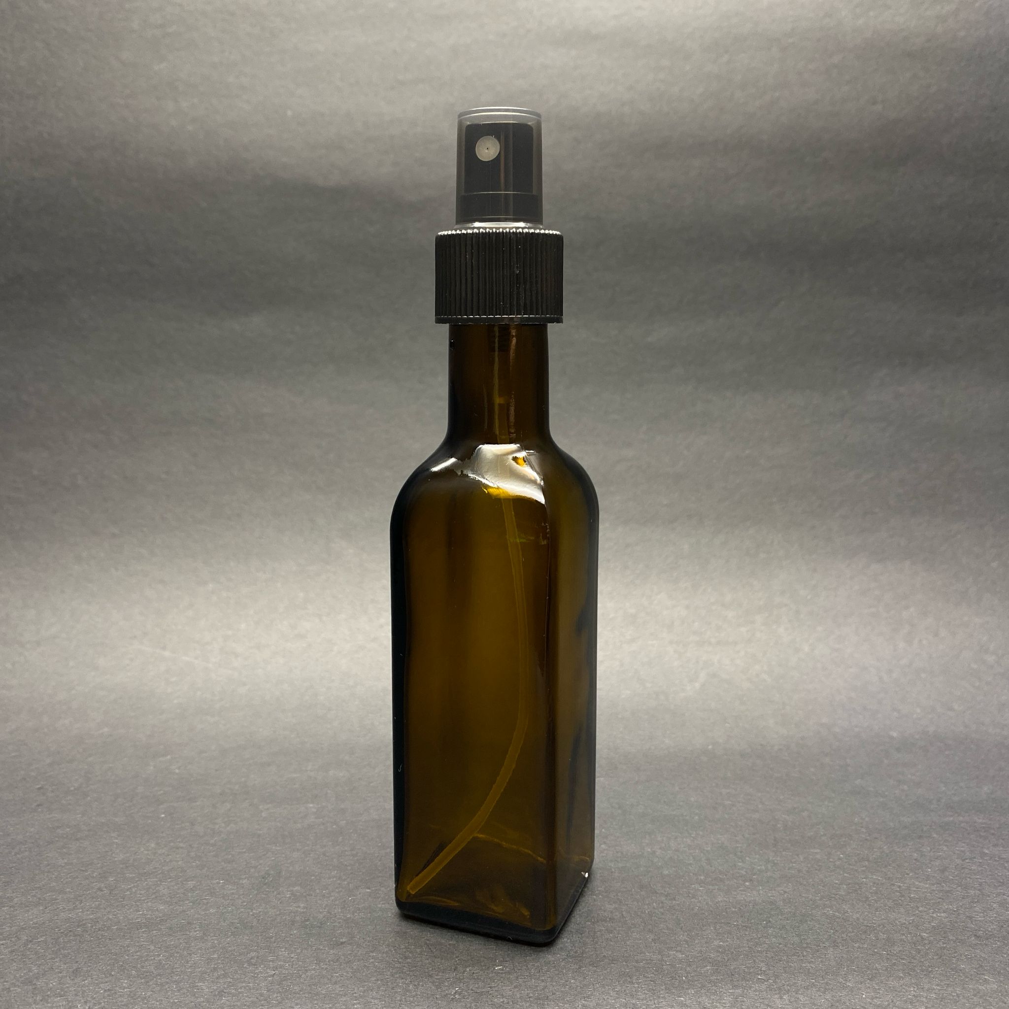 100 Cc Maraska Yeşil Cam Şişe + Siyah Sprey - 100 Ml Antik Yeşil Cam Şişe