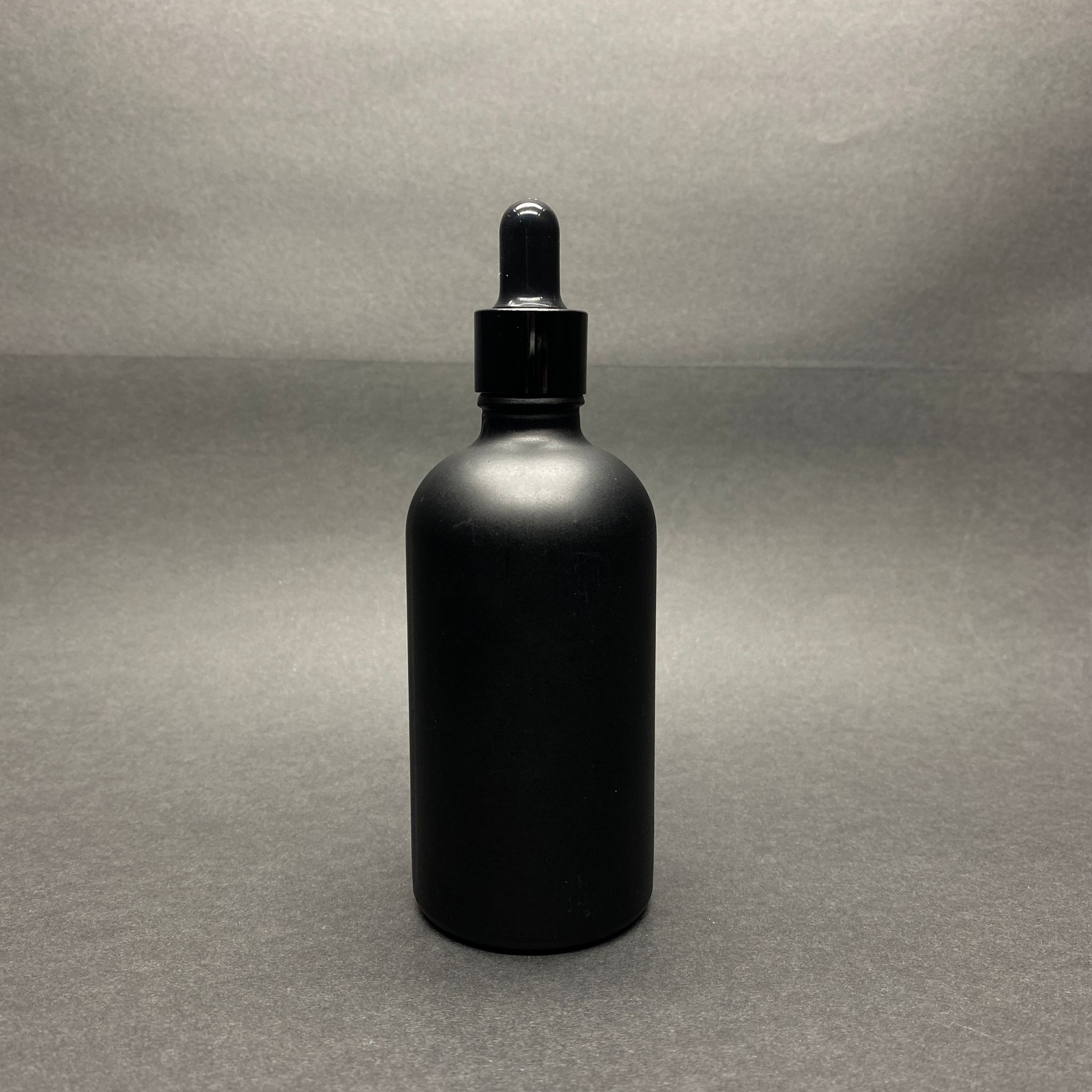 100 Cc Mat Siyah Cam Şişe - Kilitli Cam Damlalıklı Takım - 100 Ml Siyah Cam Damlalıklı Cam Şişe - Siyah Emzik + Siyah Metal Kapak