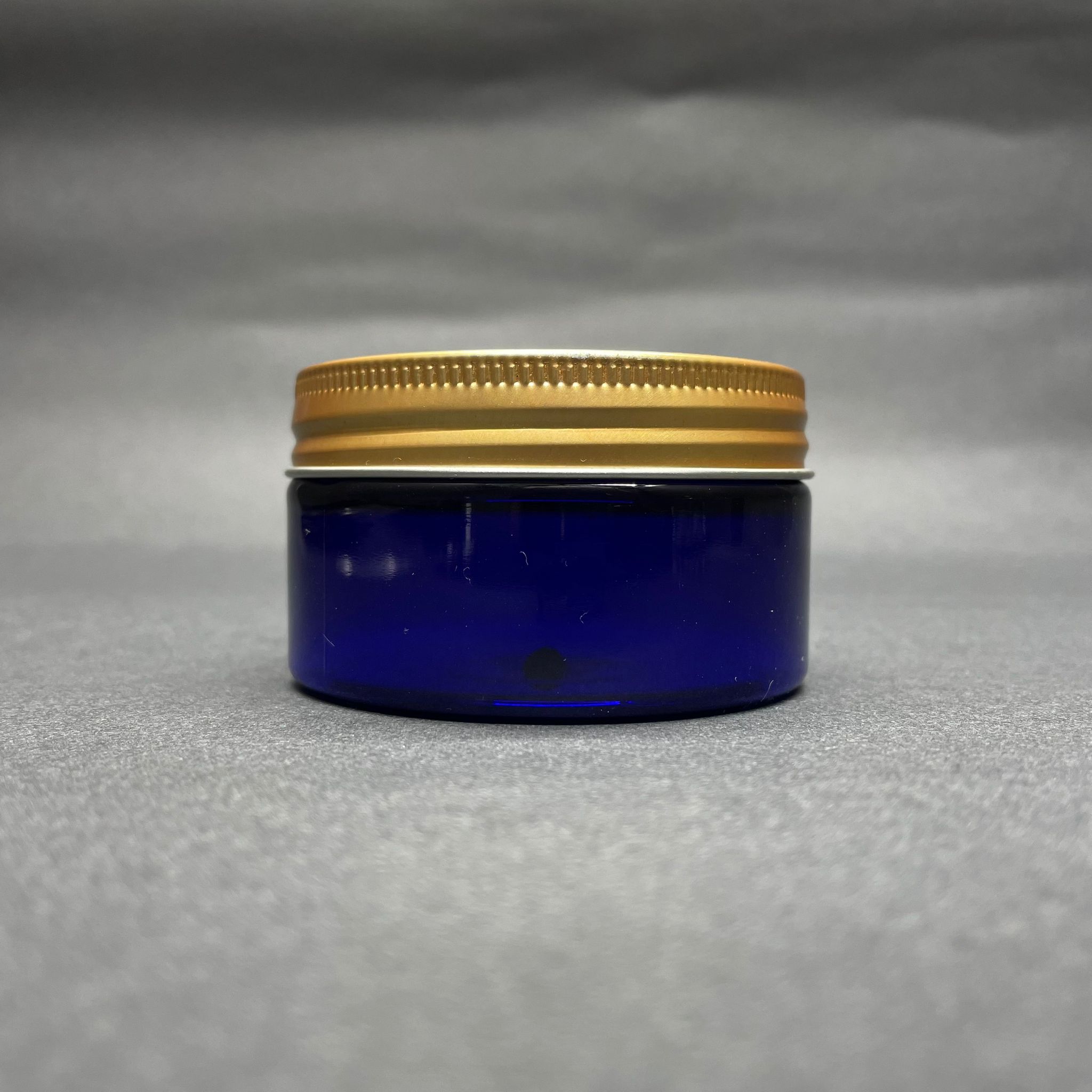 100 Cc Mavi Sert Plastik Kavanoz - Gold Metal Kapaklı - 100 Ml Metal Kapaklı Plastik Kavanoz - Kozmetik Kavanoz, Gıda Kavanozu Ve Krem Kavanozu Olarak Kullanabilirsiniz