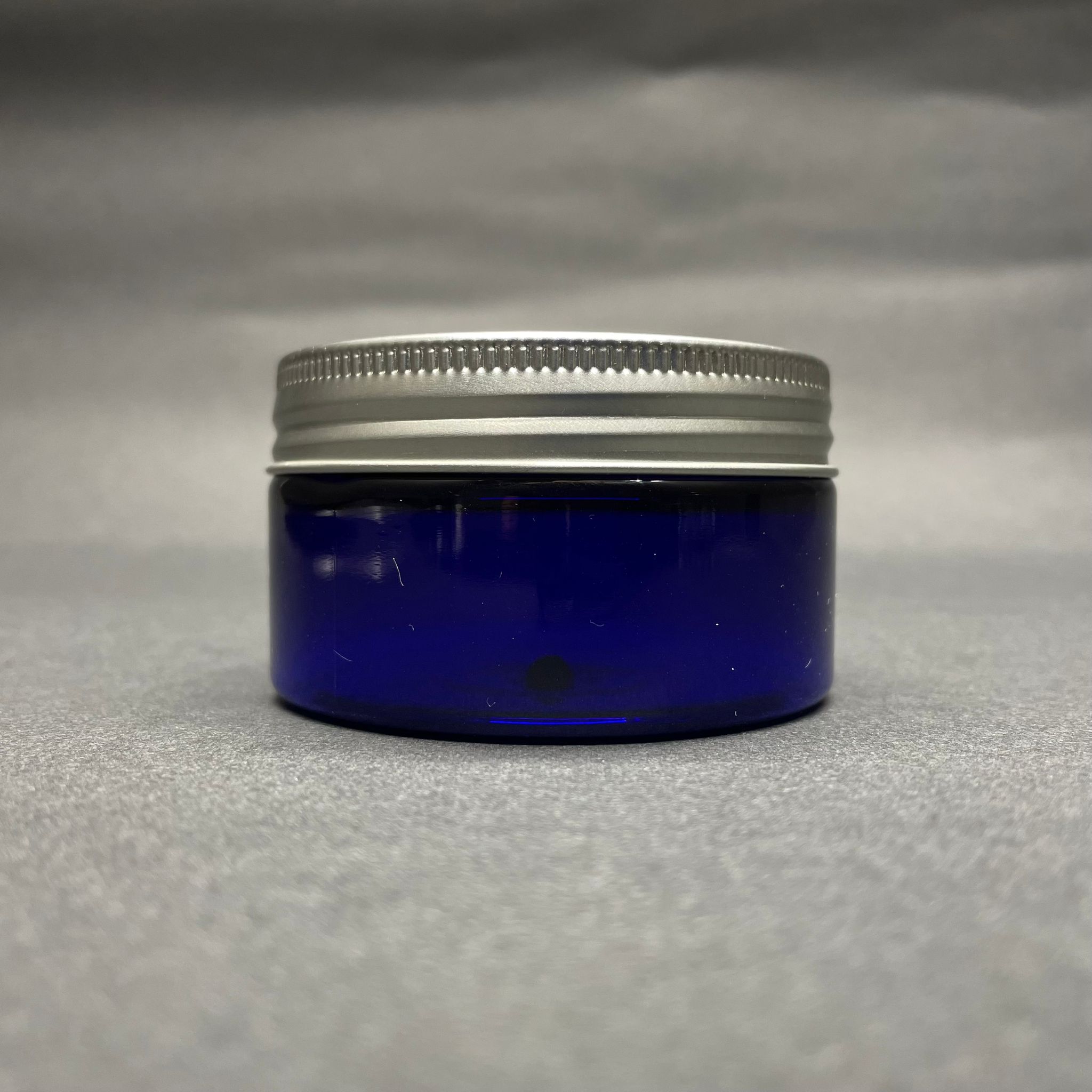 100 Cc Mavi Sert Plastik Kavanoz - Gümüş Metal Kapaklı - 100 Ml Metal Kapaklı Plastik Kavanoz - Kozmetik Kavanoz, Gıda Kavanozu Ve Krem Kavanozu Olarak Kullanabilirsiniz