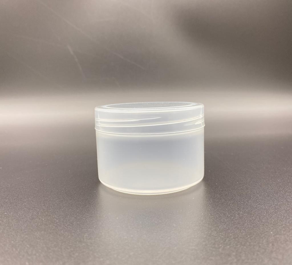 100 Cc Naturel Plastik Krem Kavanozu Kapaklı - 100 Ml Pomat Kutusu